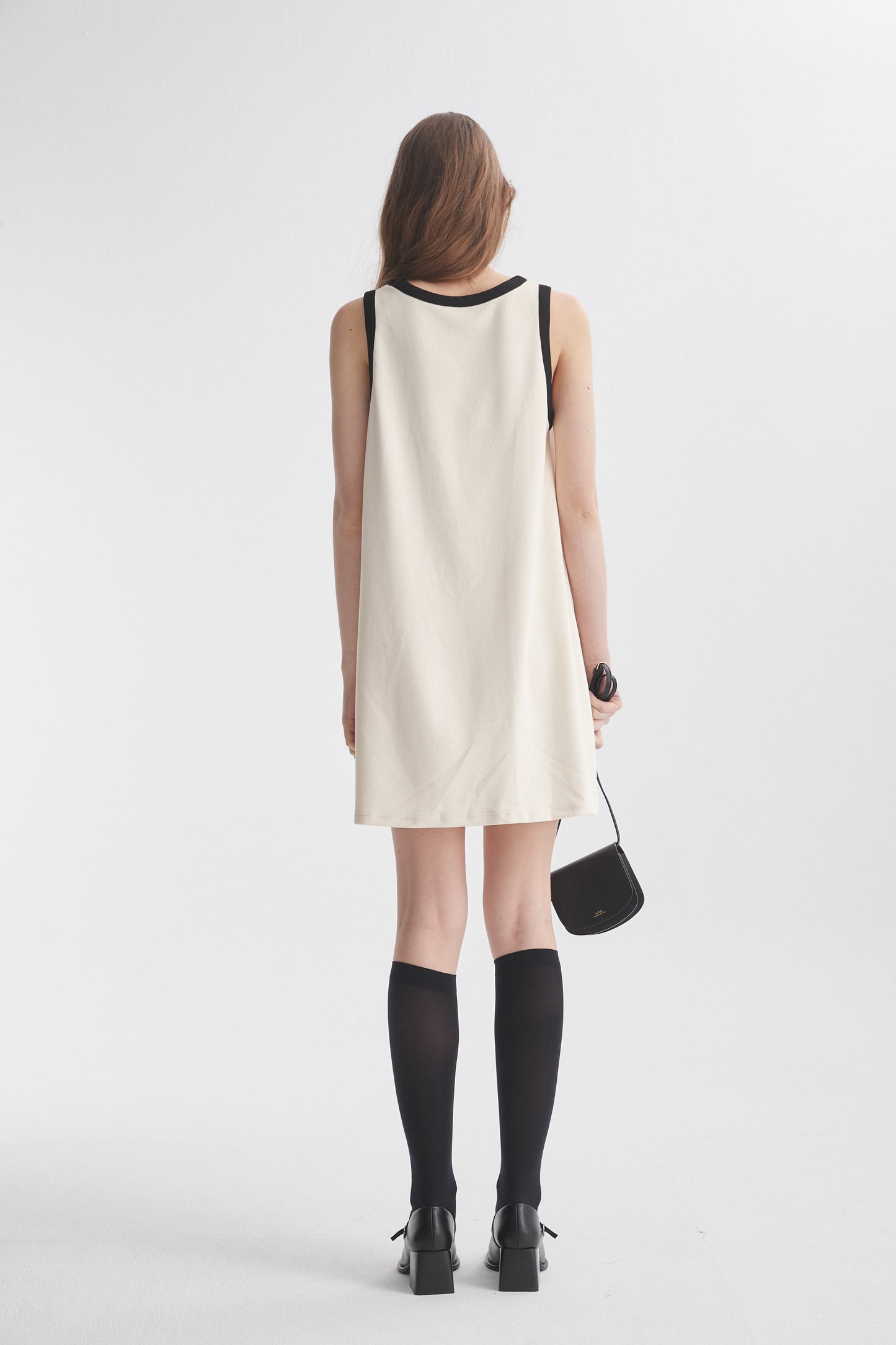 Contrasting Trim Minidress