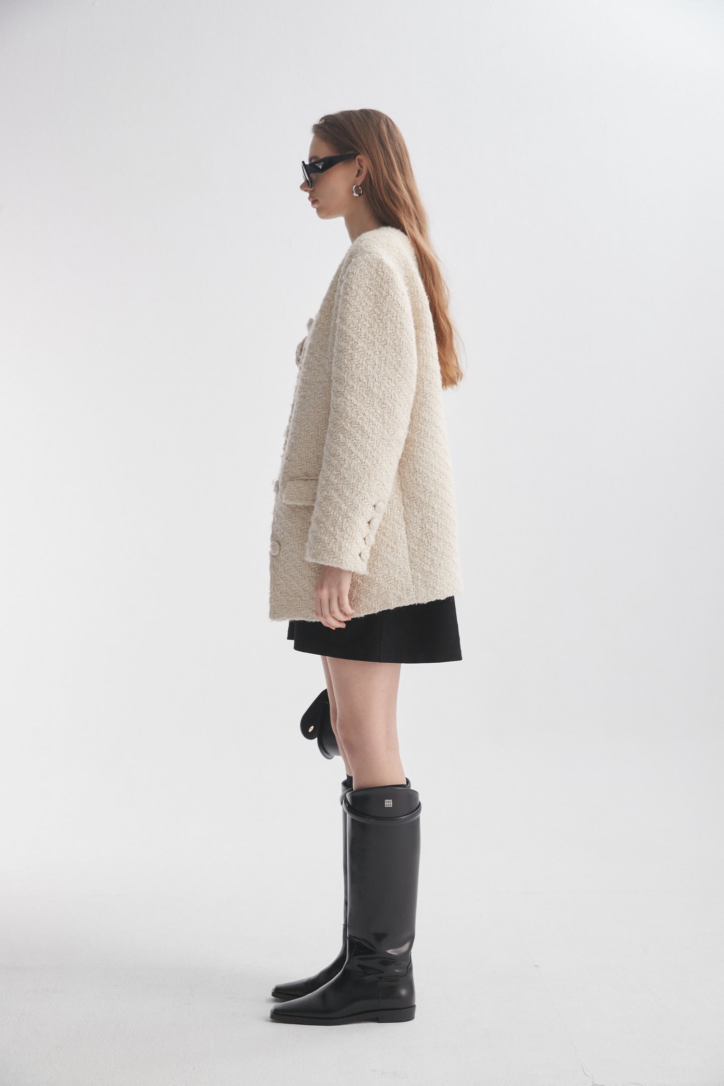 Light Textured Tweed Jacket