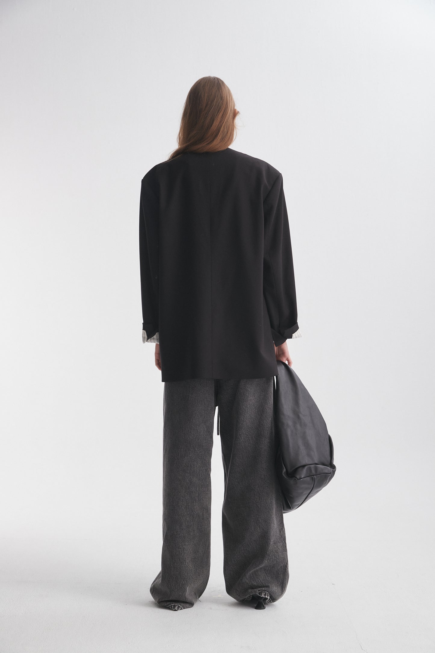 Belted Baggy Jeans
