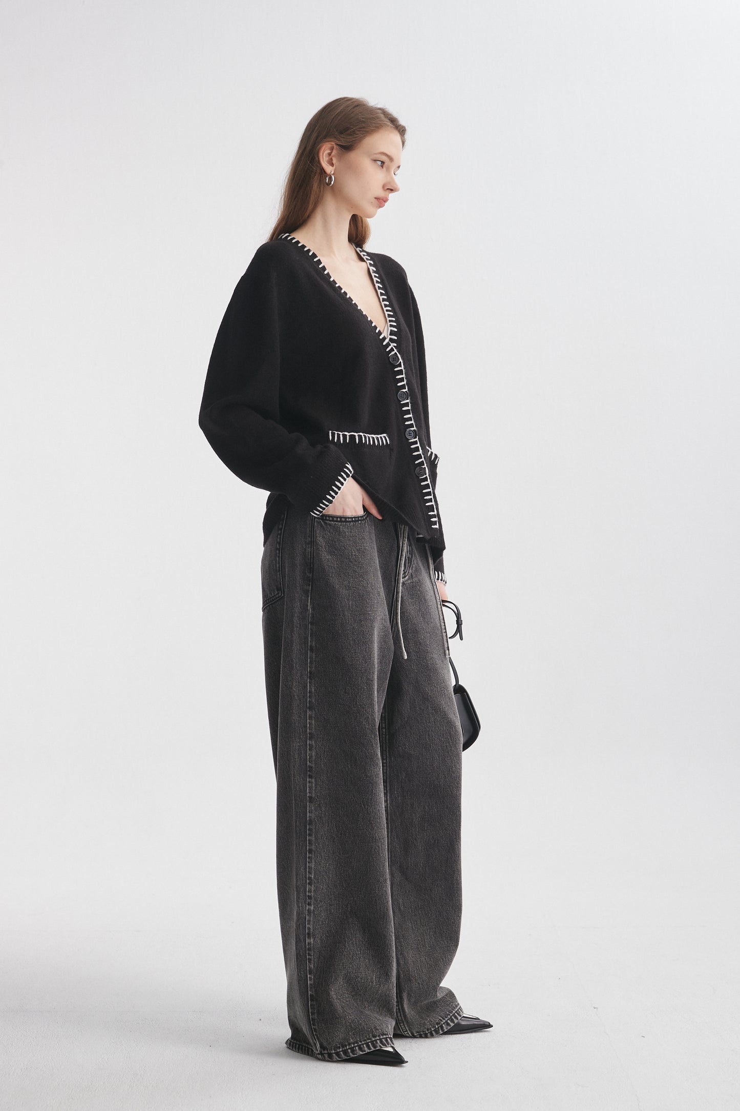 Embroidered Cardigan