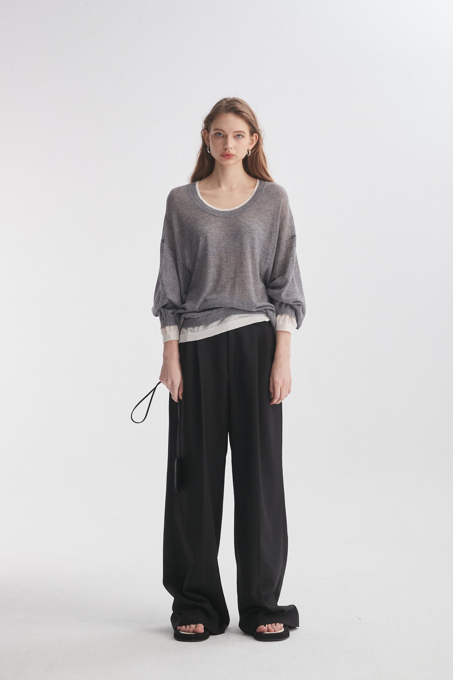 Double-Layer Long-Sleeve T-Shirt