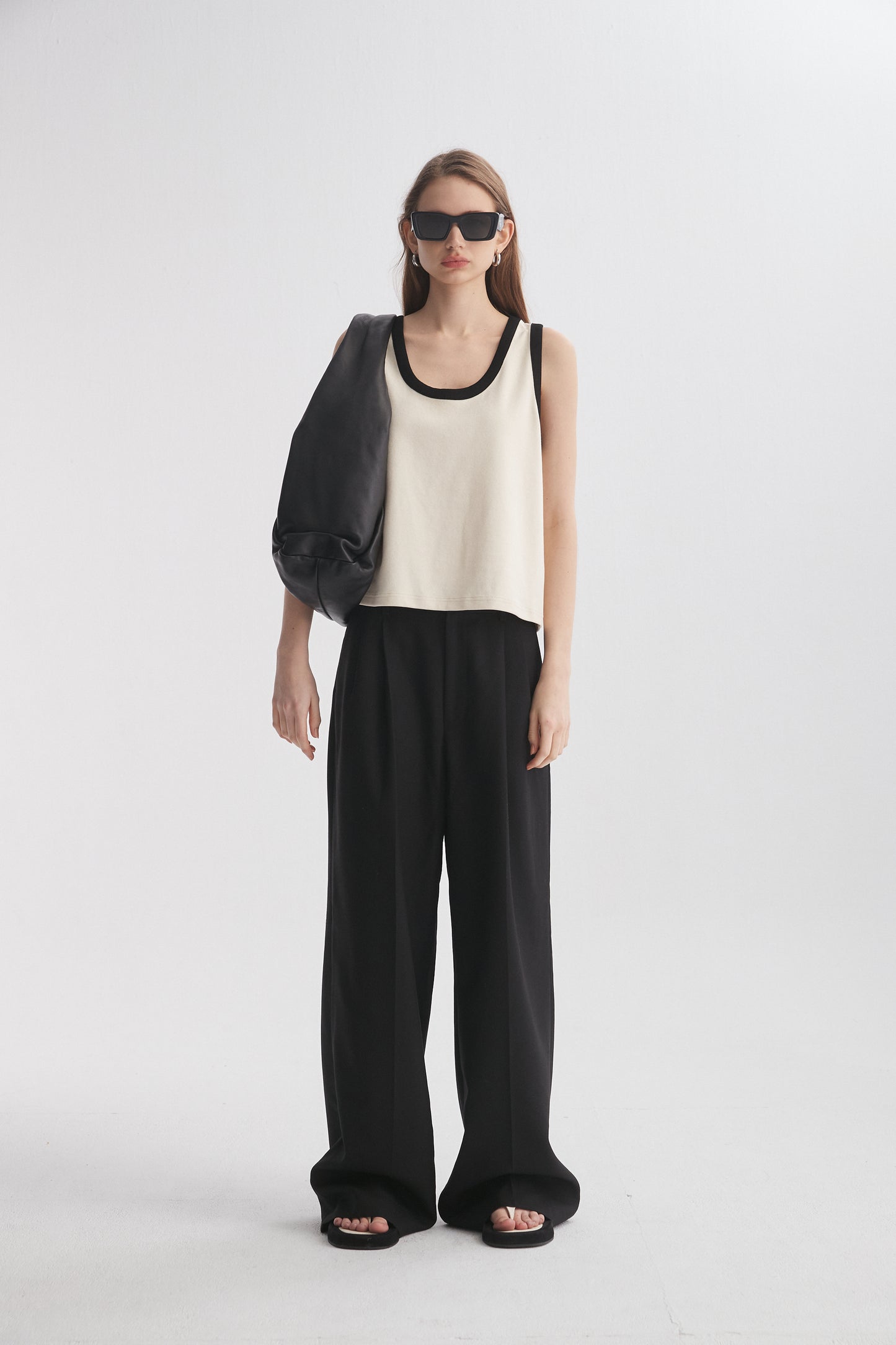 Contrasting Trim Top