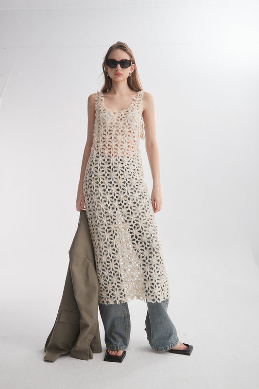 Crochet Knit Dress