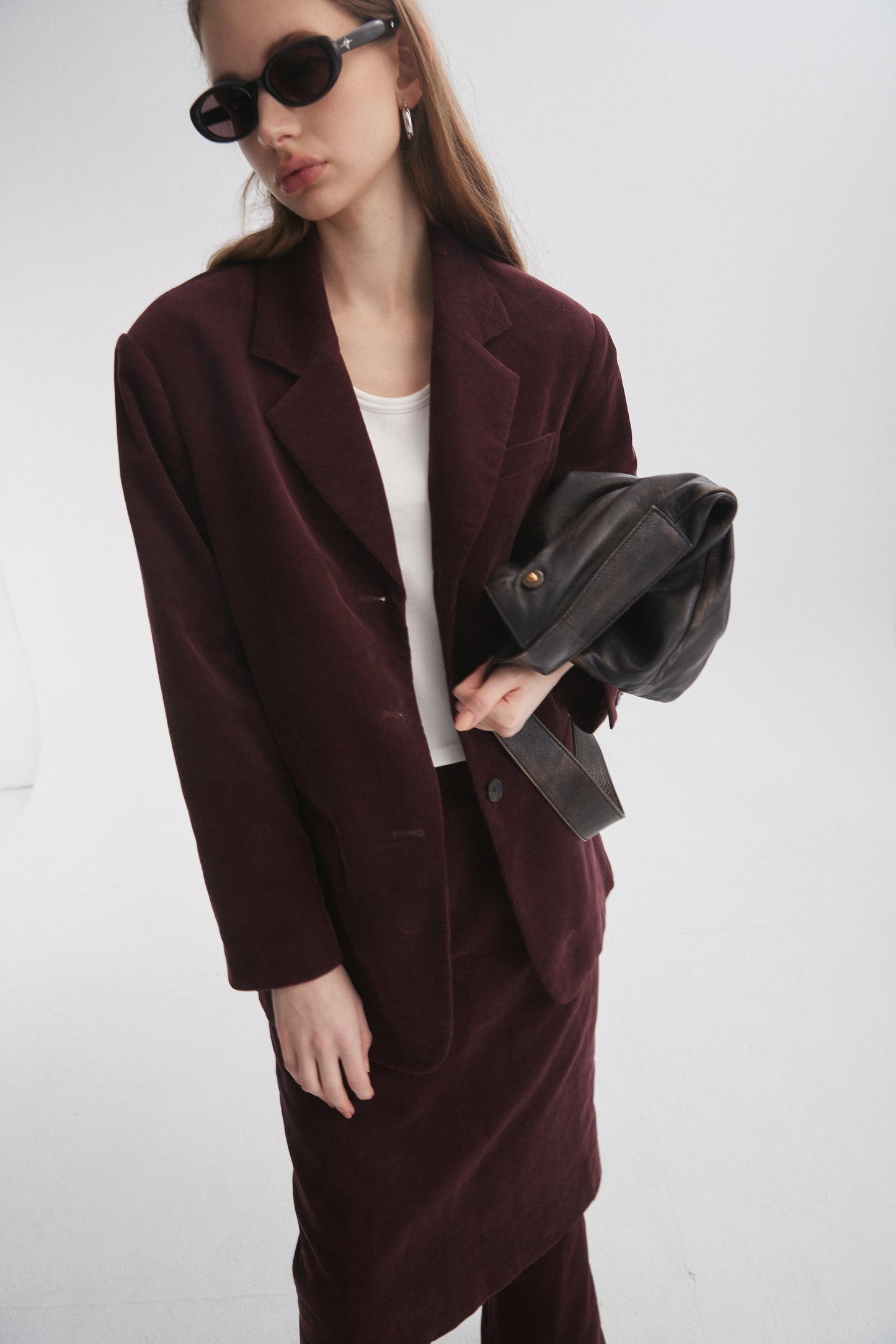 SLO Vintage Constructed Suit – Skirt