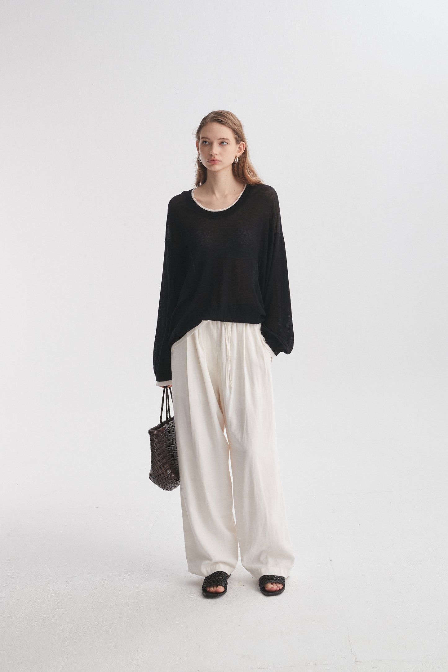 Double-Layer Long-Sleeve T-Shirt