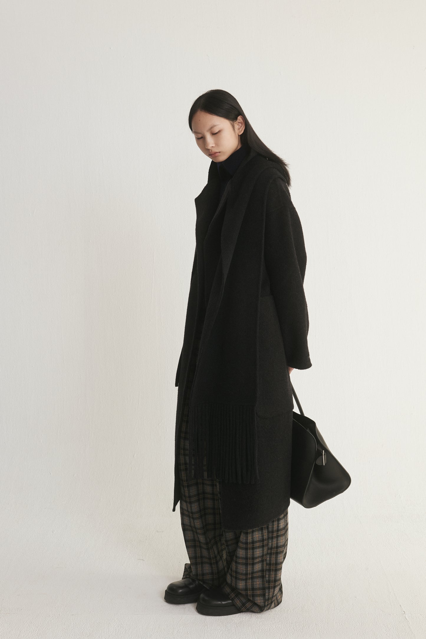 Wool Scarf Coat