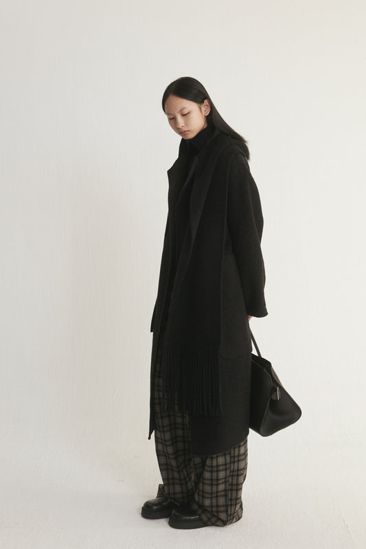 Wool Scarf Coat