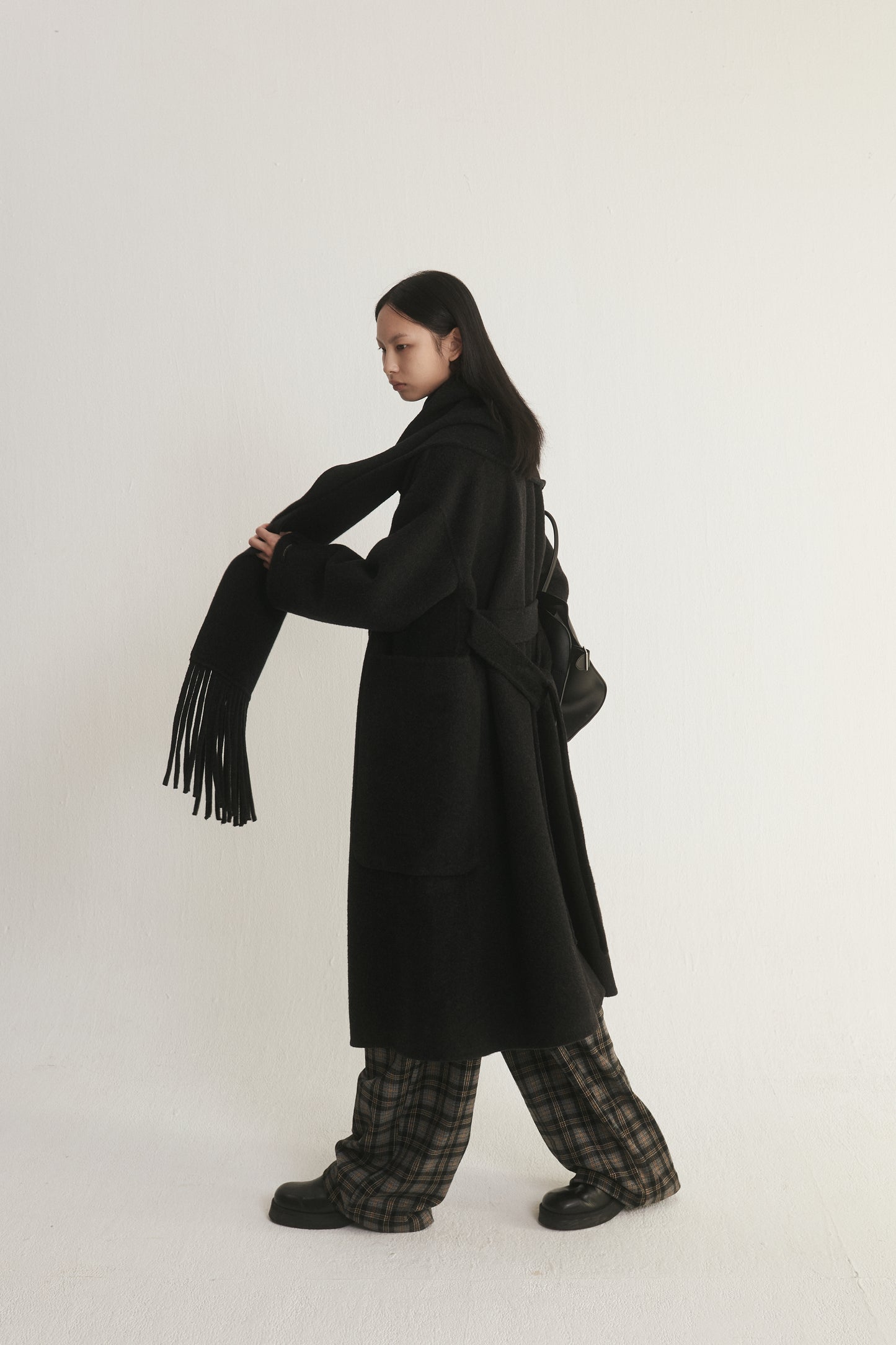 Wool Scarf Coat