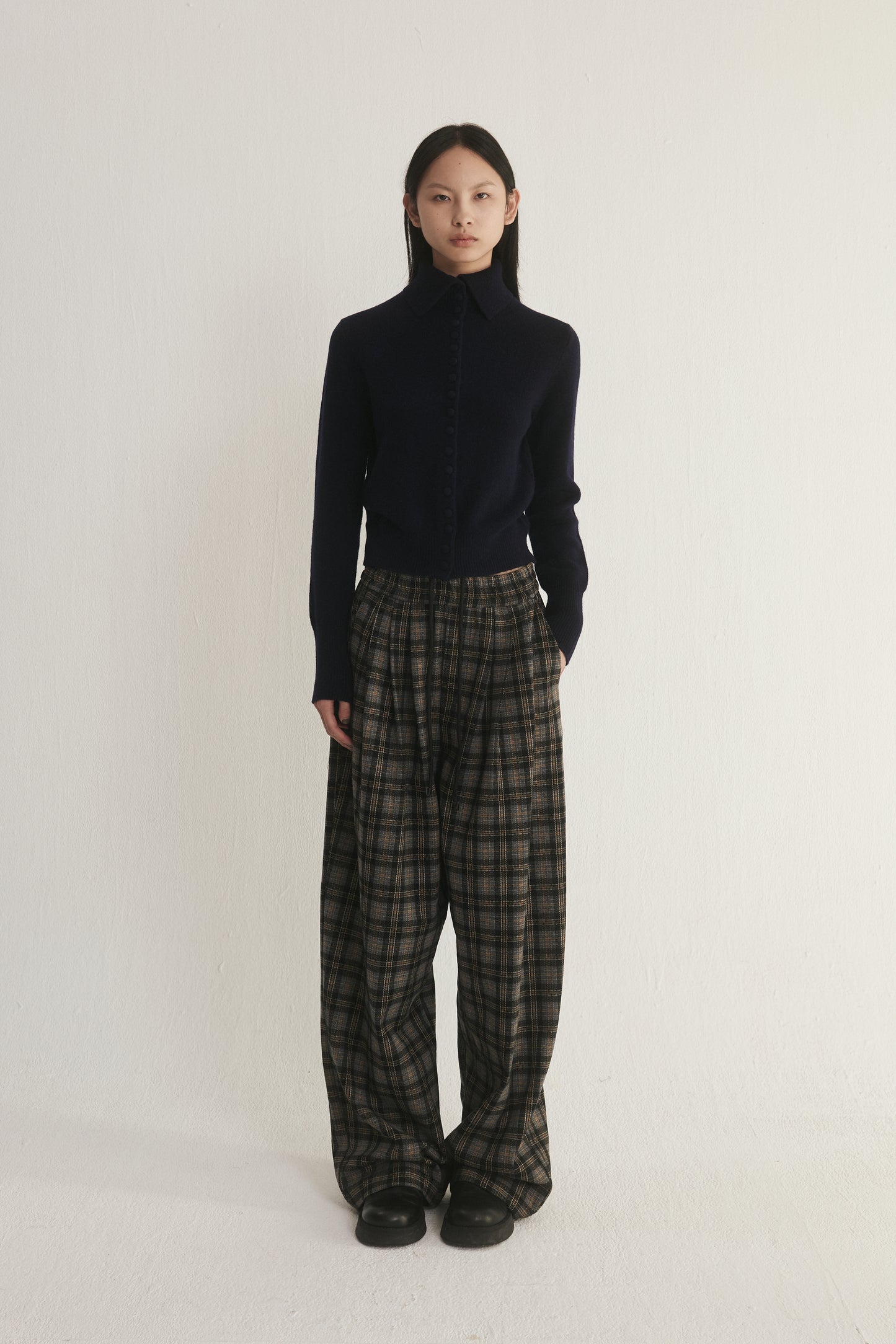 90's Check Joggers