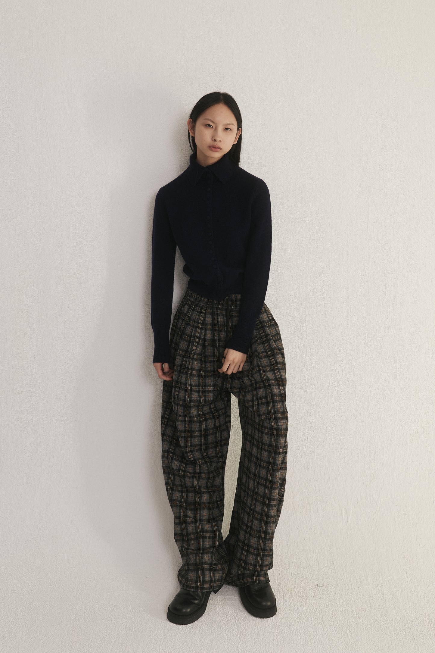 90's Check Joggers