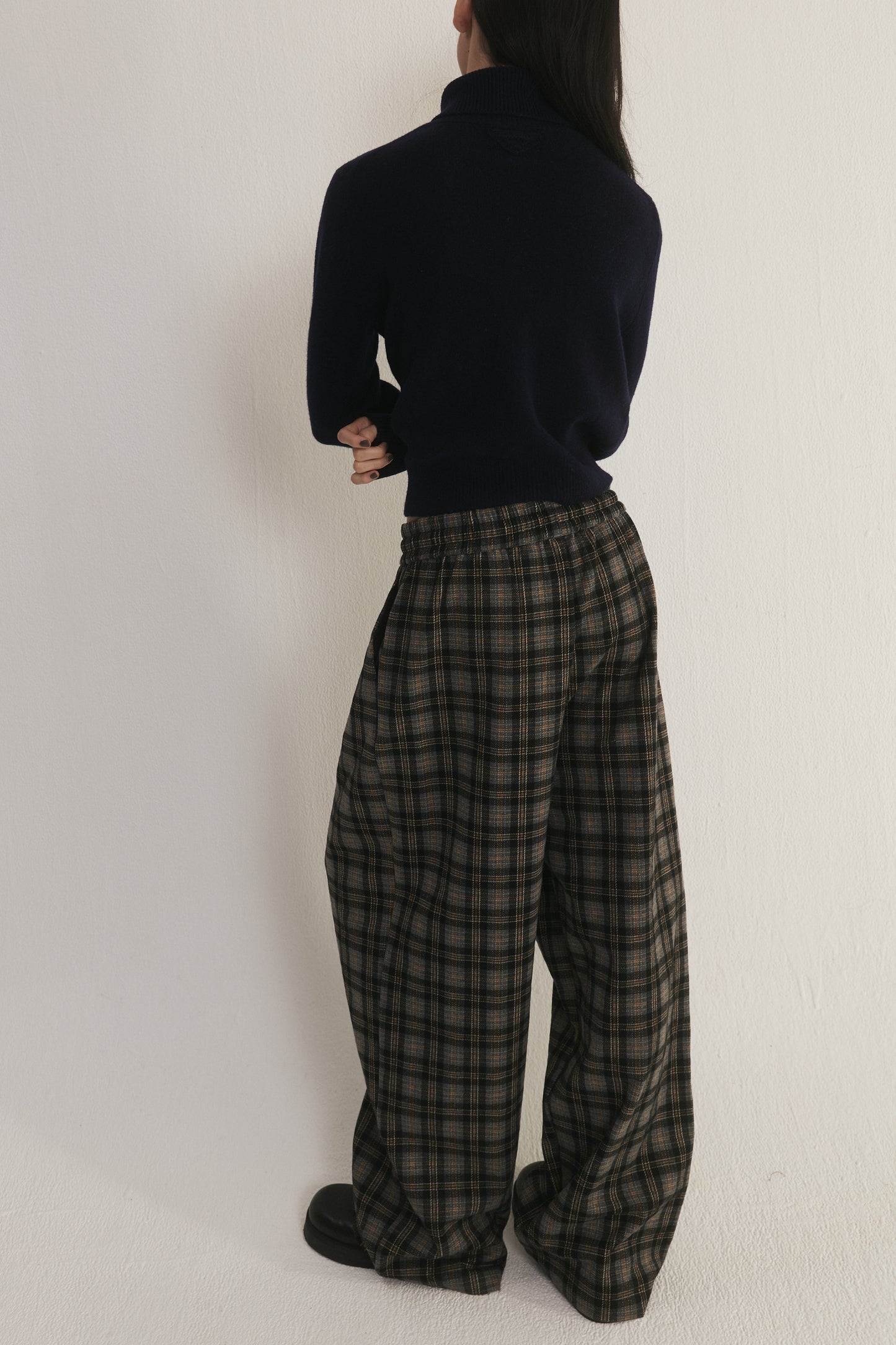 90's Check Joggers