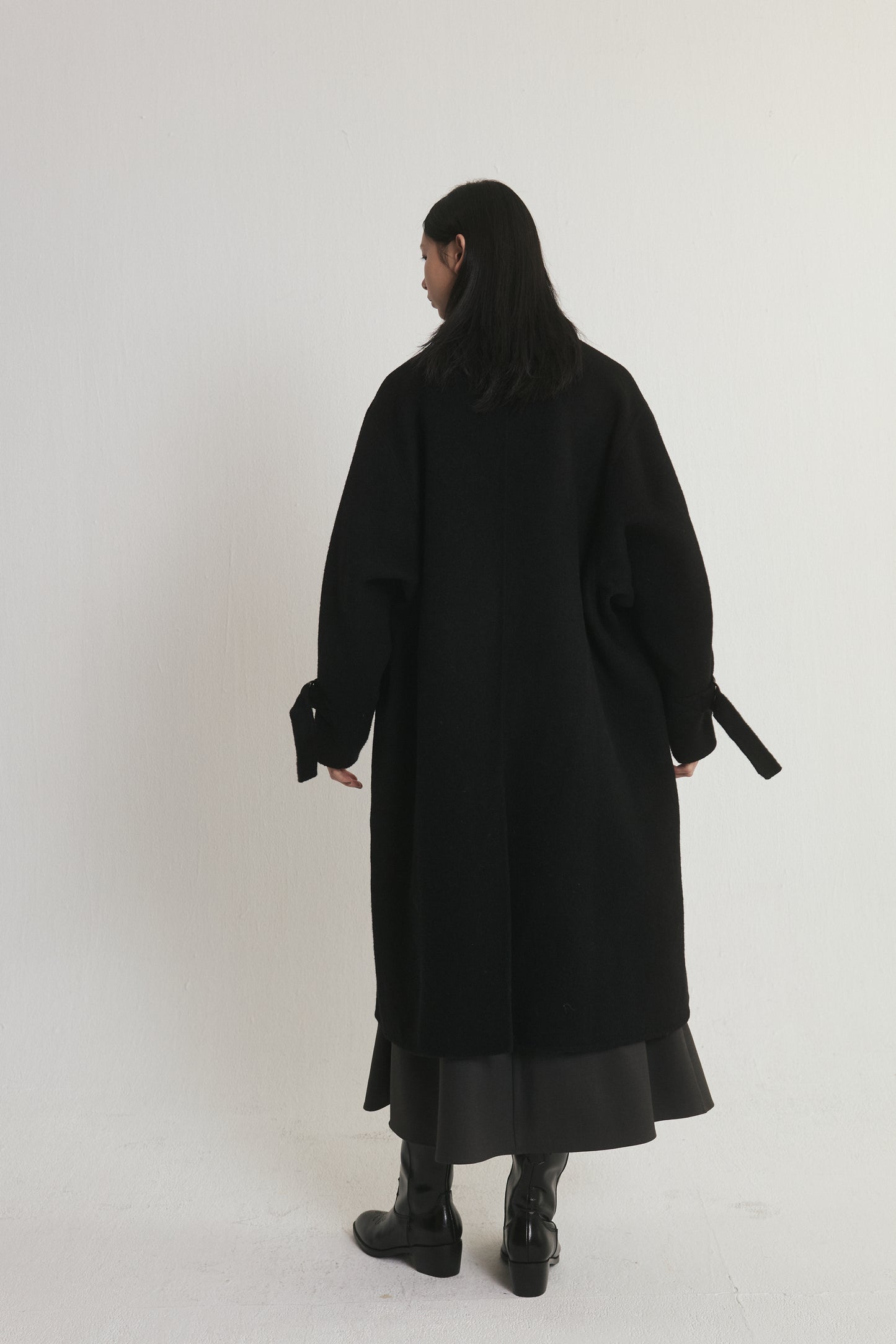 High Collar Wool Coat