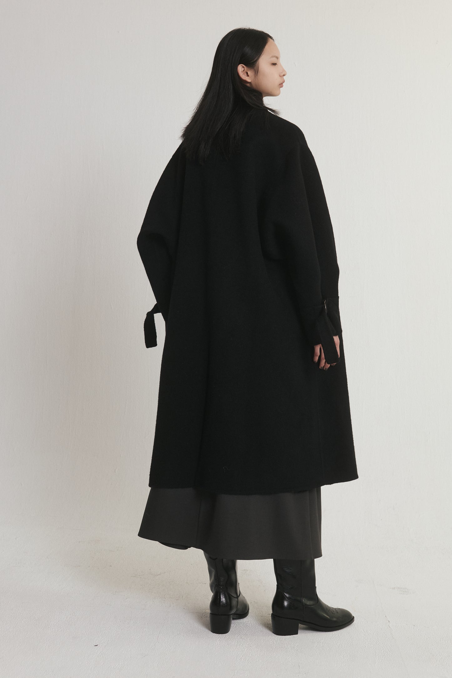 High Collar Wool Coat
