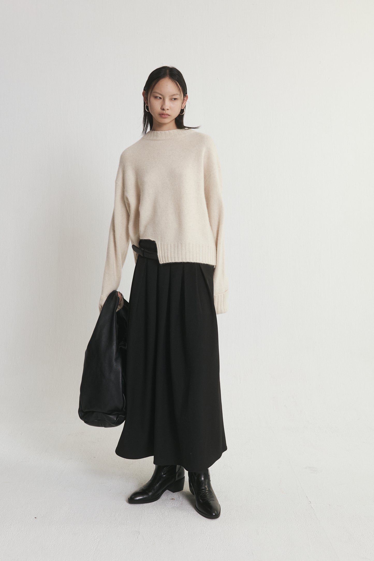 Split Yak Wool Crewneck
