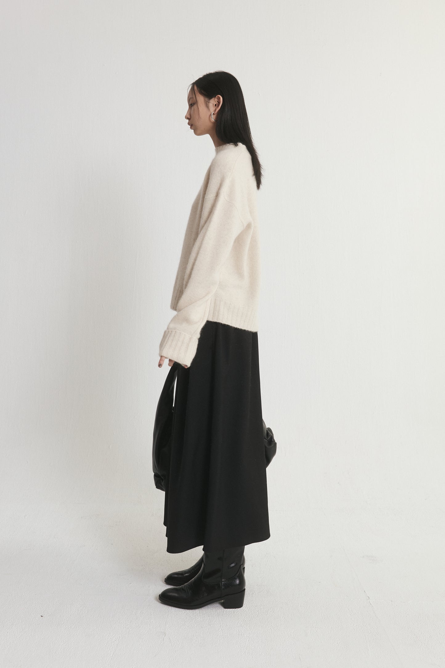 Split Yak Wool Crewneck