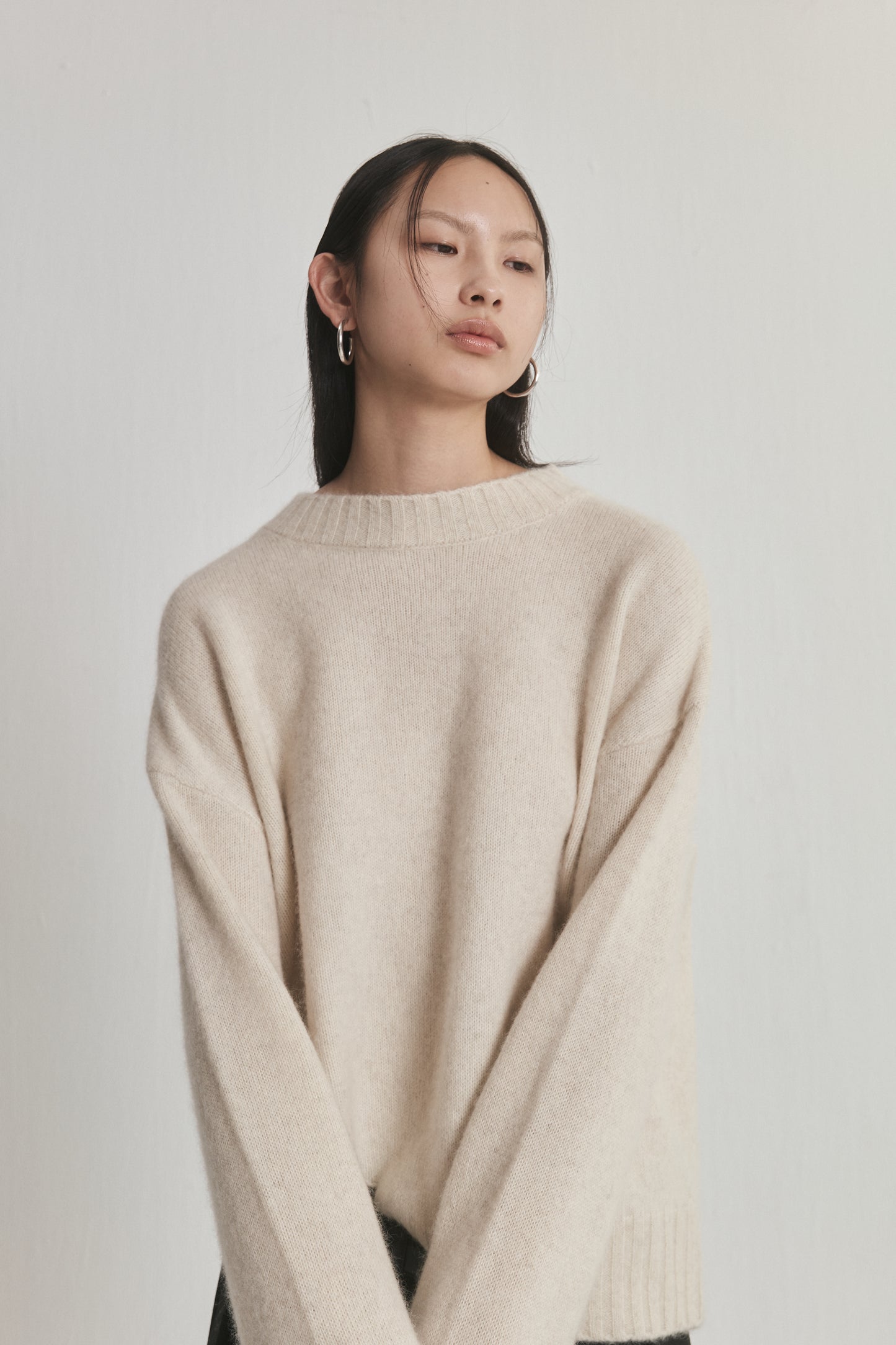 Split Yak Wool Crewneck