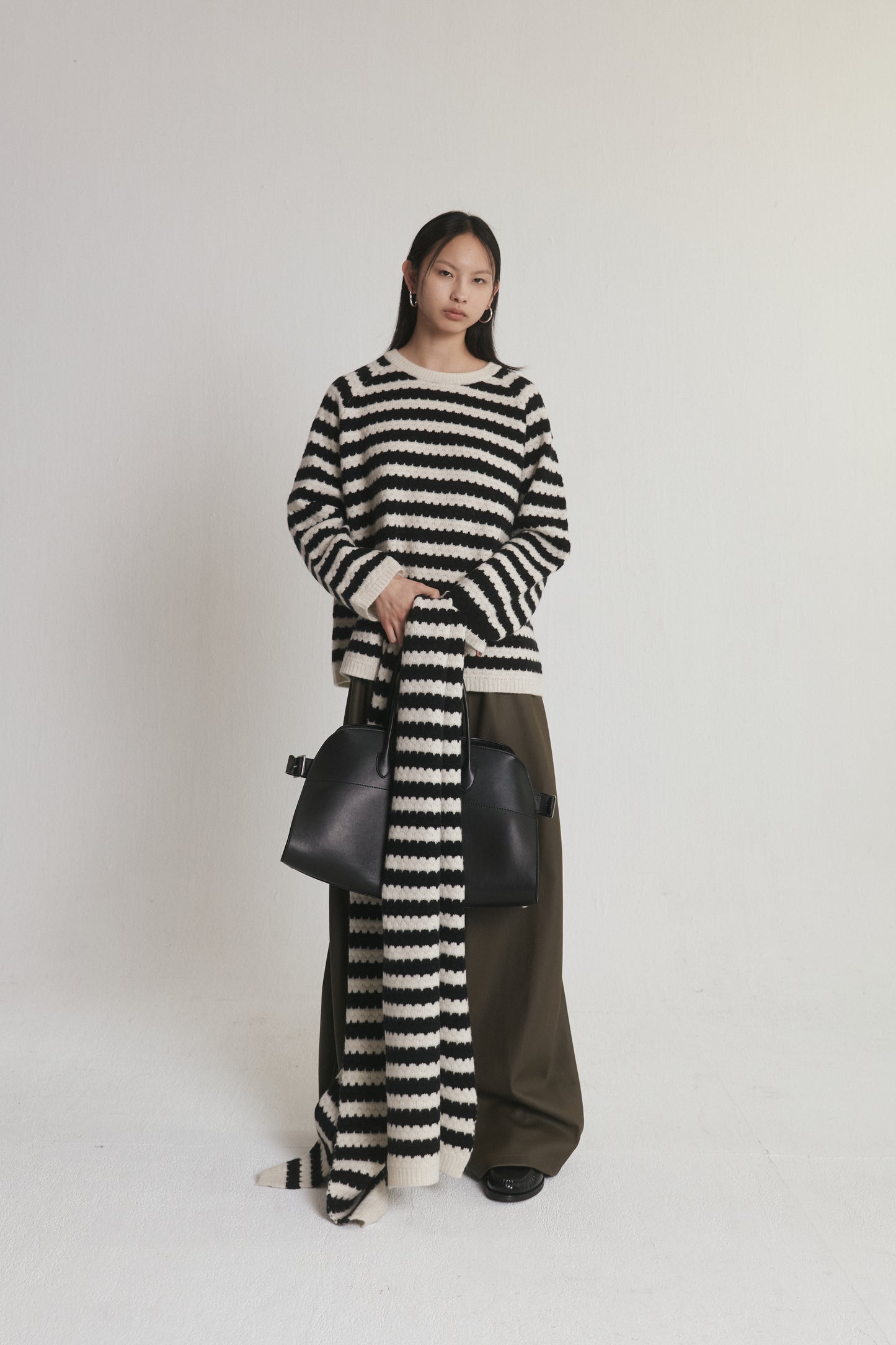 Crewneck Sweater in Stripe