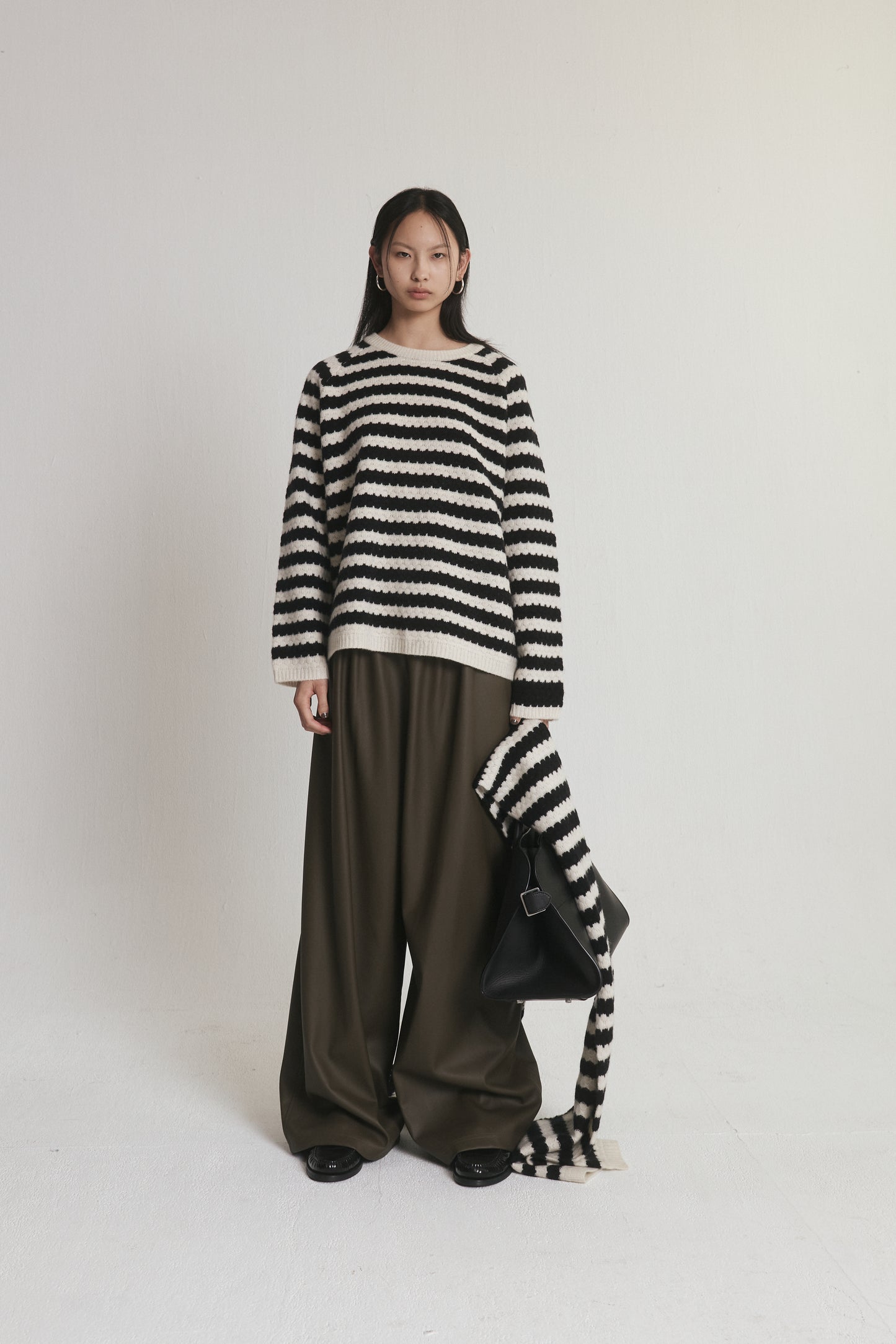 Crewneck Sweater in Stripe