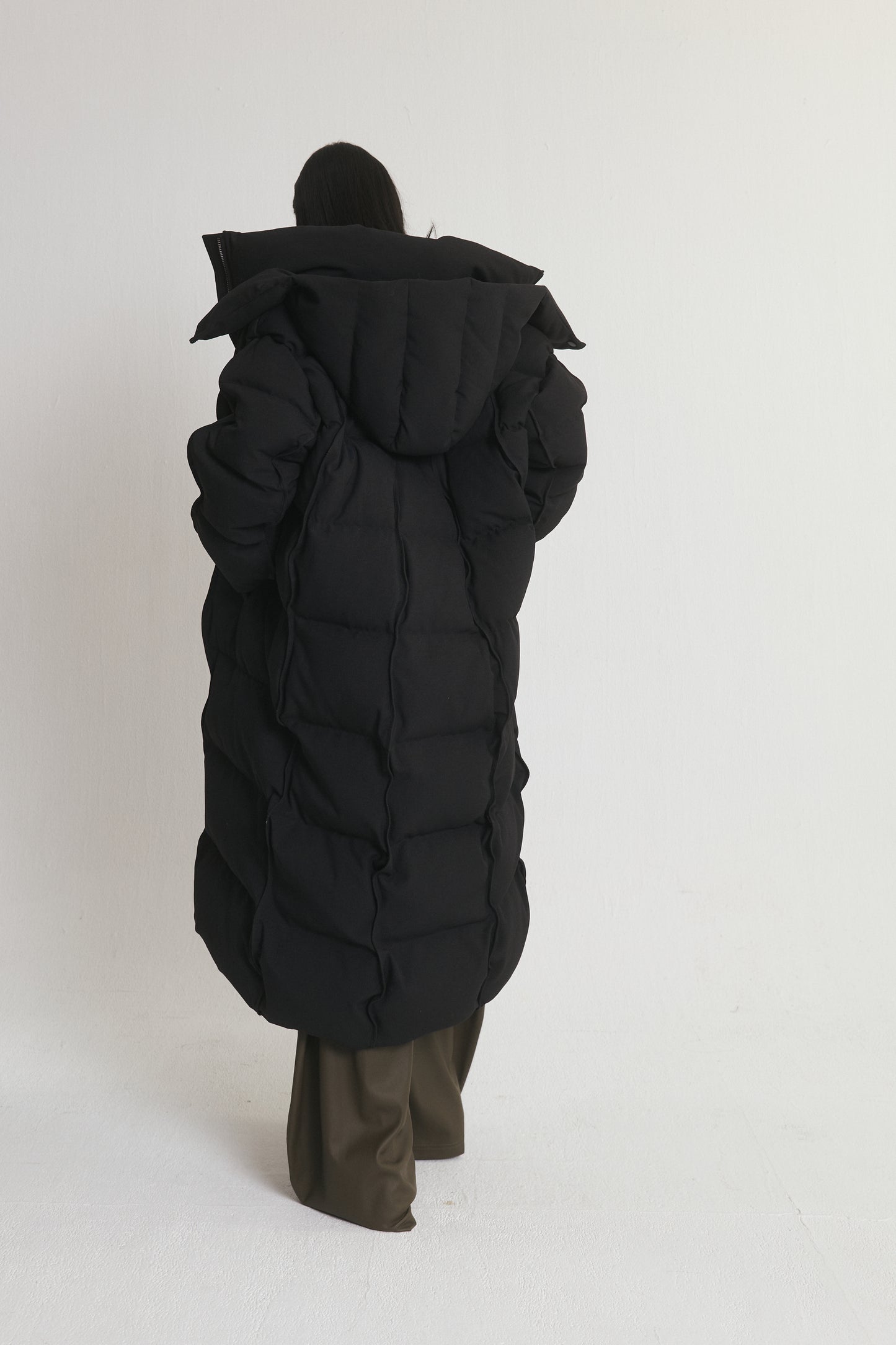 Long Padded Down Coat