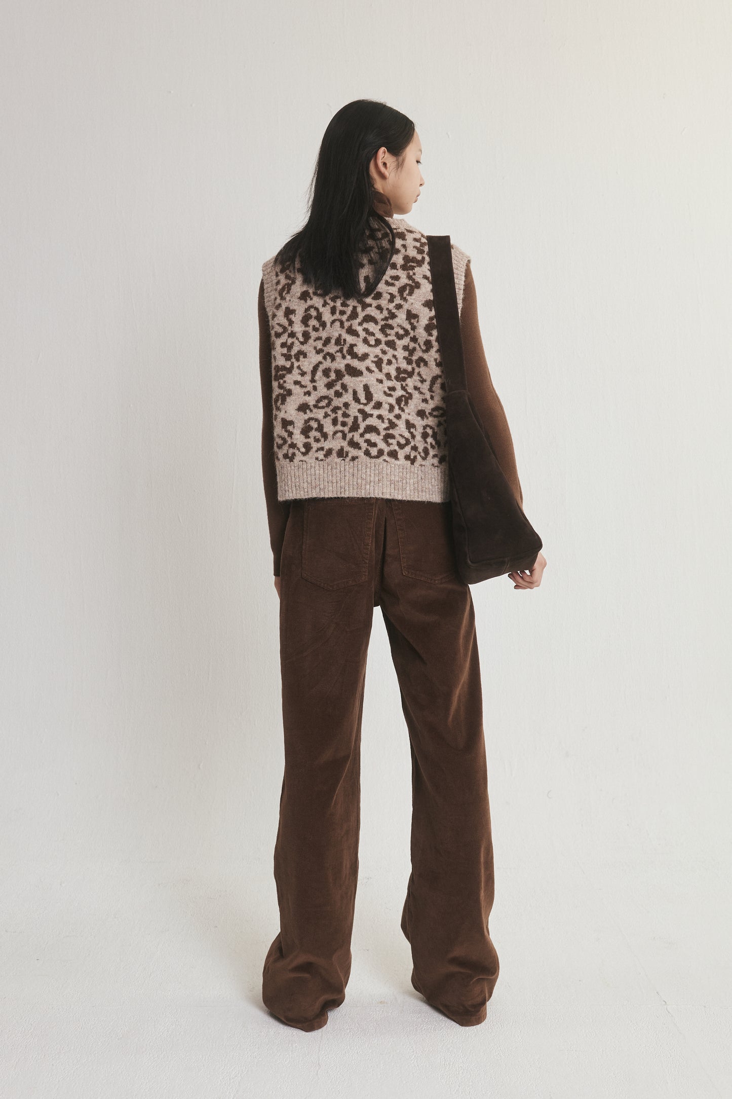 Leopard Print Tank Sweater