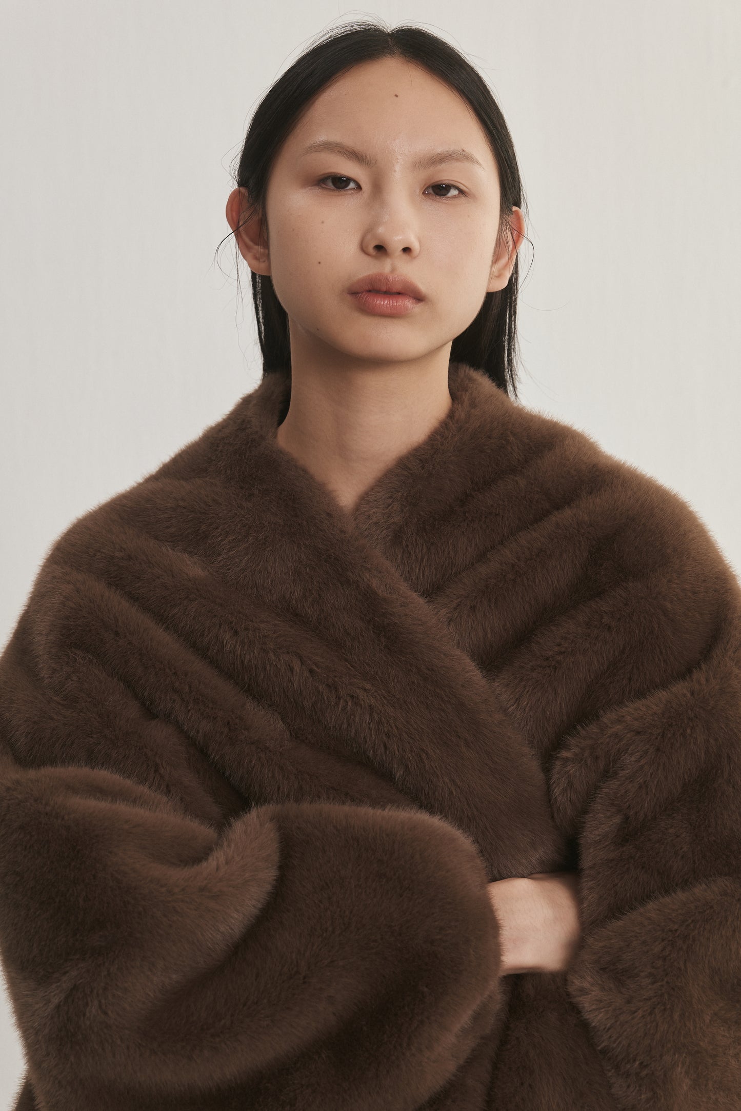 Faux Leather Coat