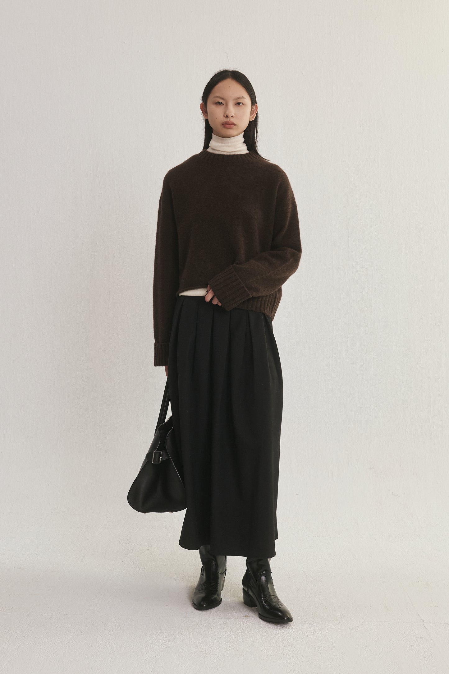 Split Yak Wool Crewneck