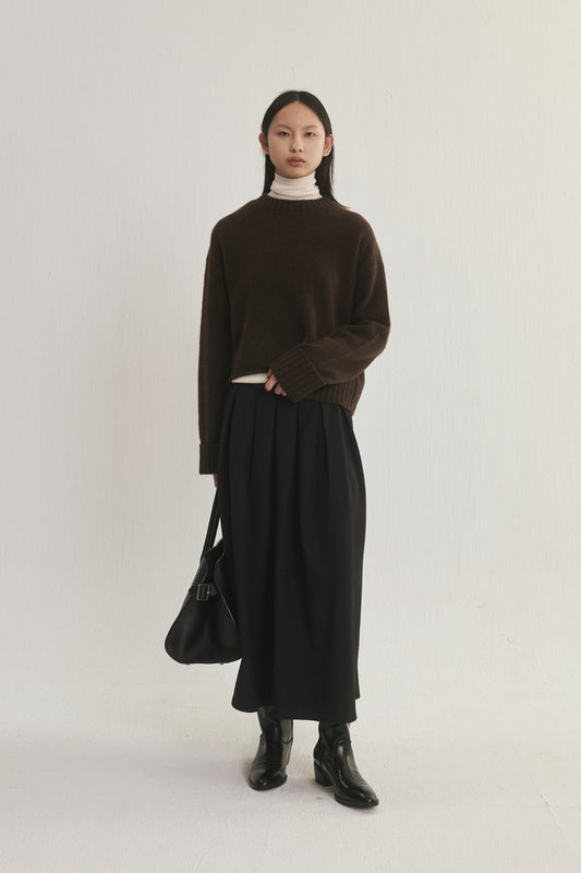 Split Yak Wool Crewneck