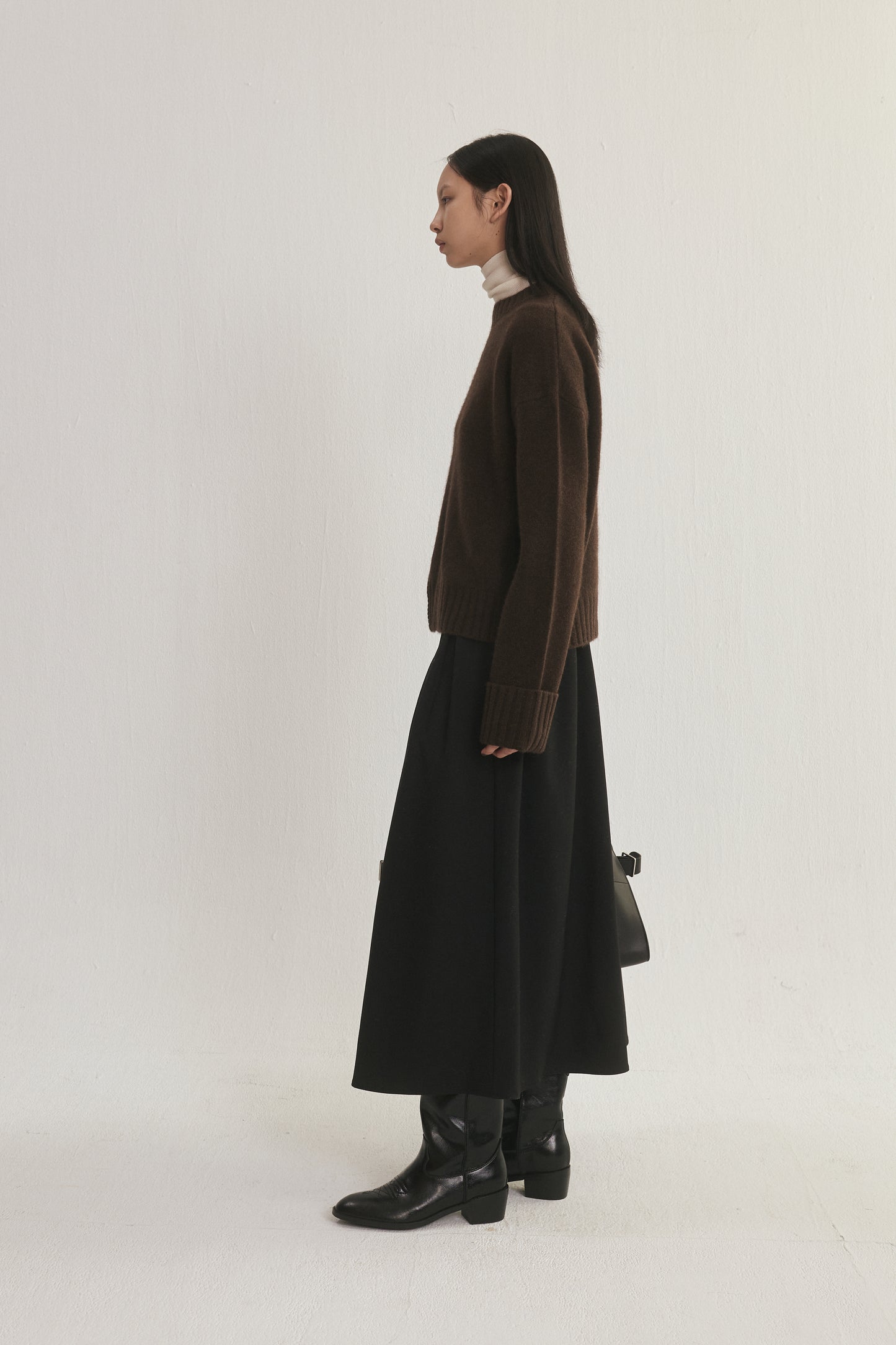 Split Yak Wool Crewneck