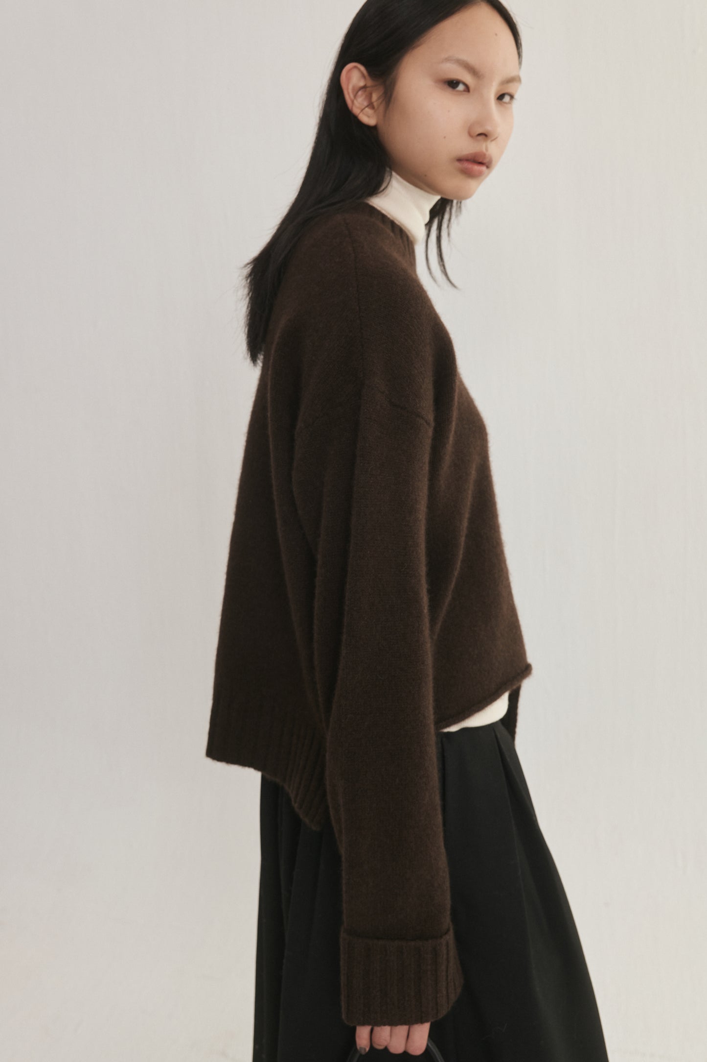 Split Yak Wool Crewneck