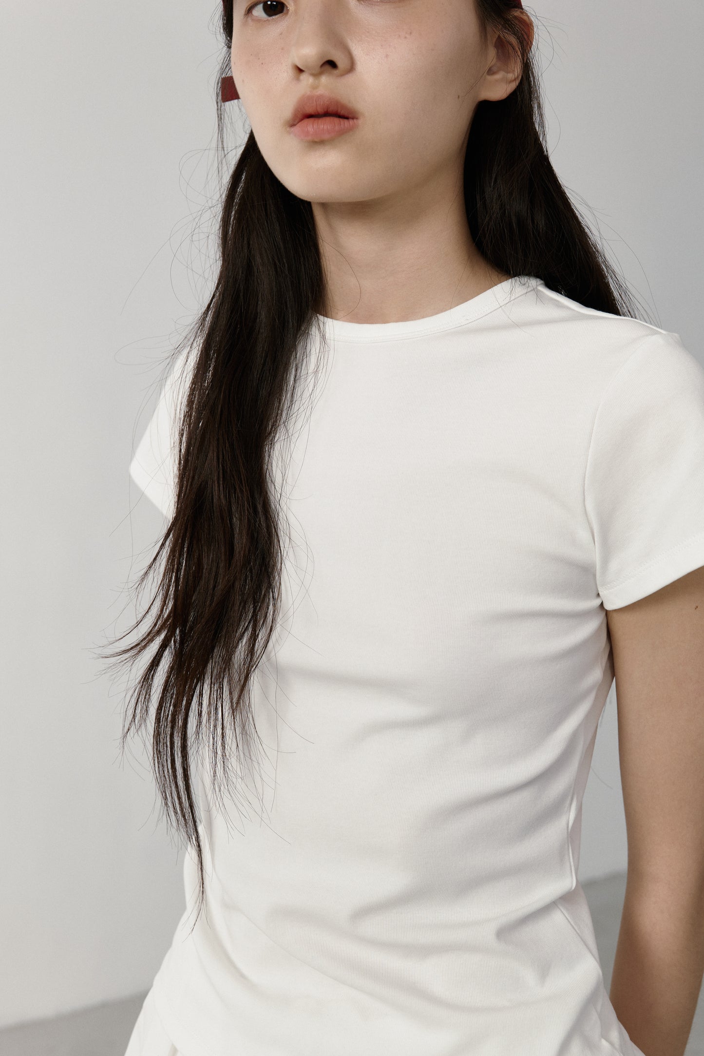 Summer Muse Fitted Ribbed Tee