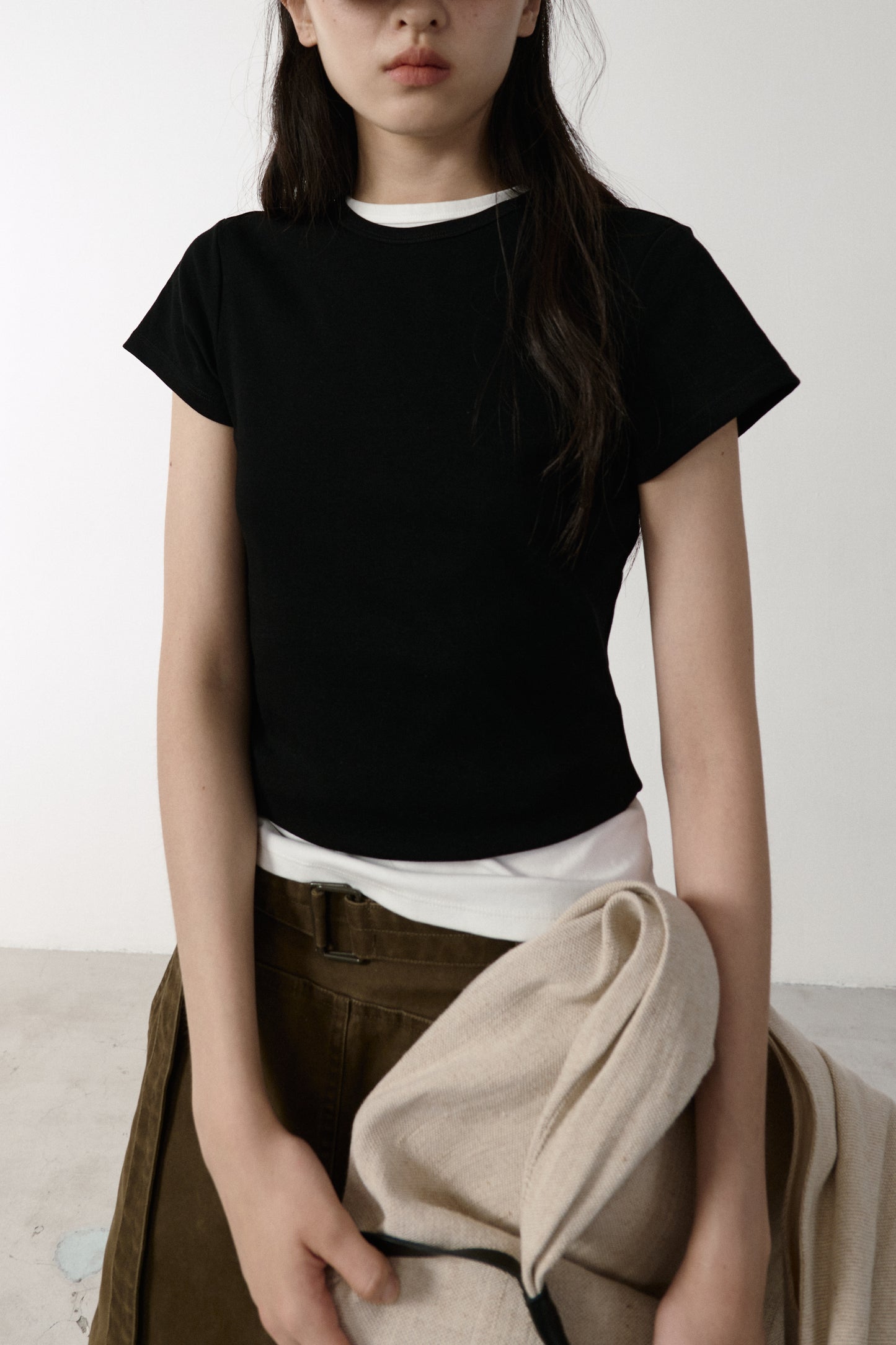 Summer Muse Fitted Ribbed Tee
