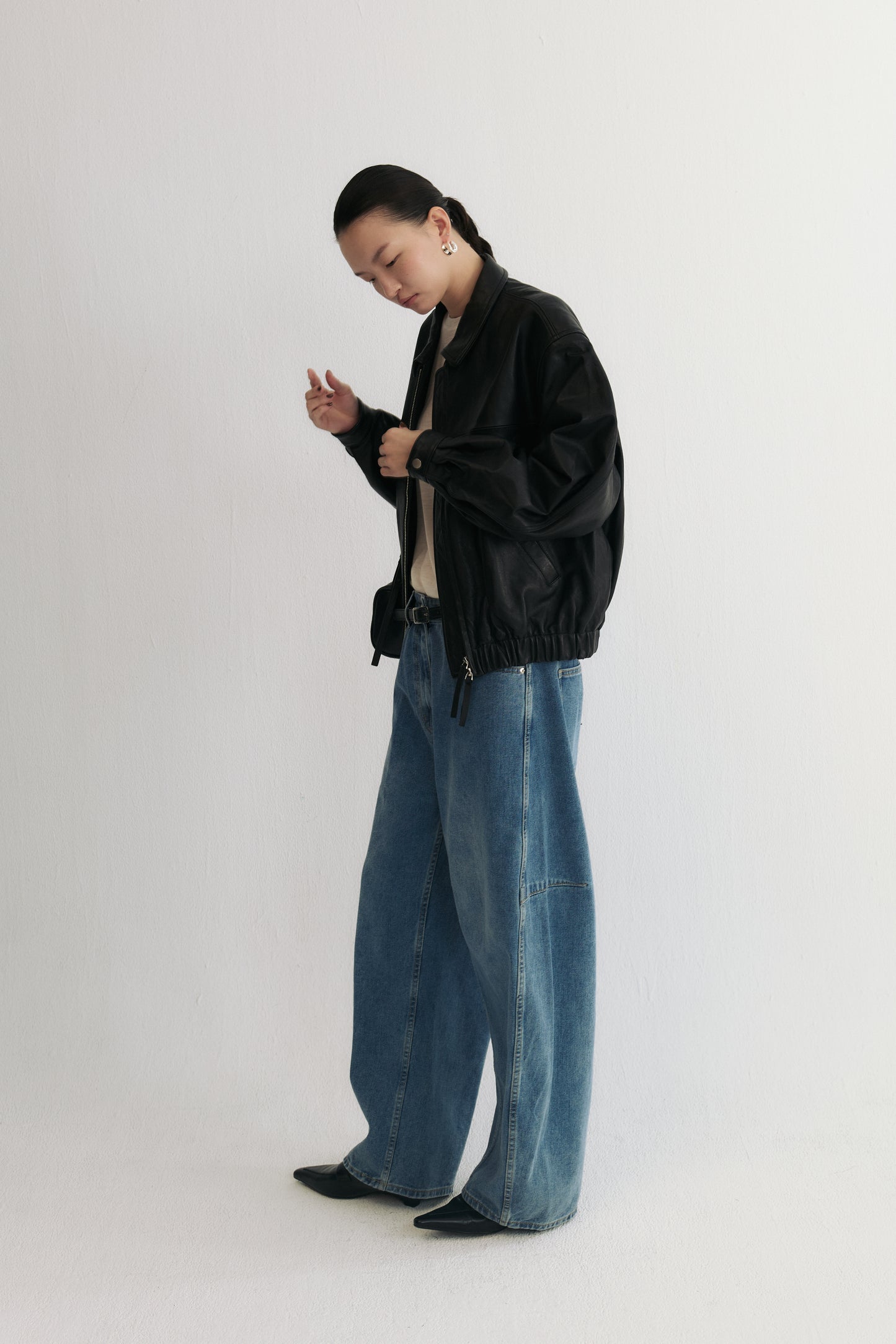 柏林往事綿羊皮翻領皮衣夾克