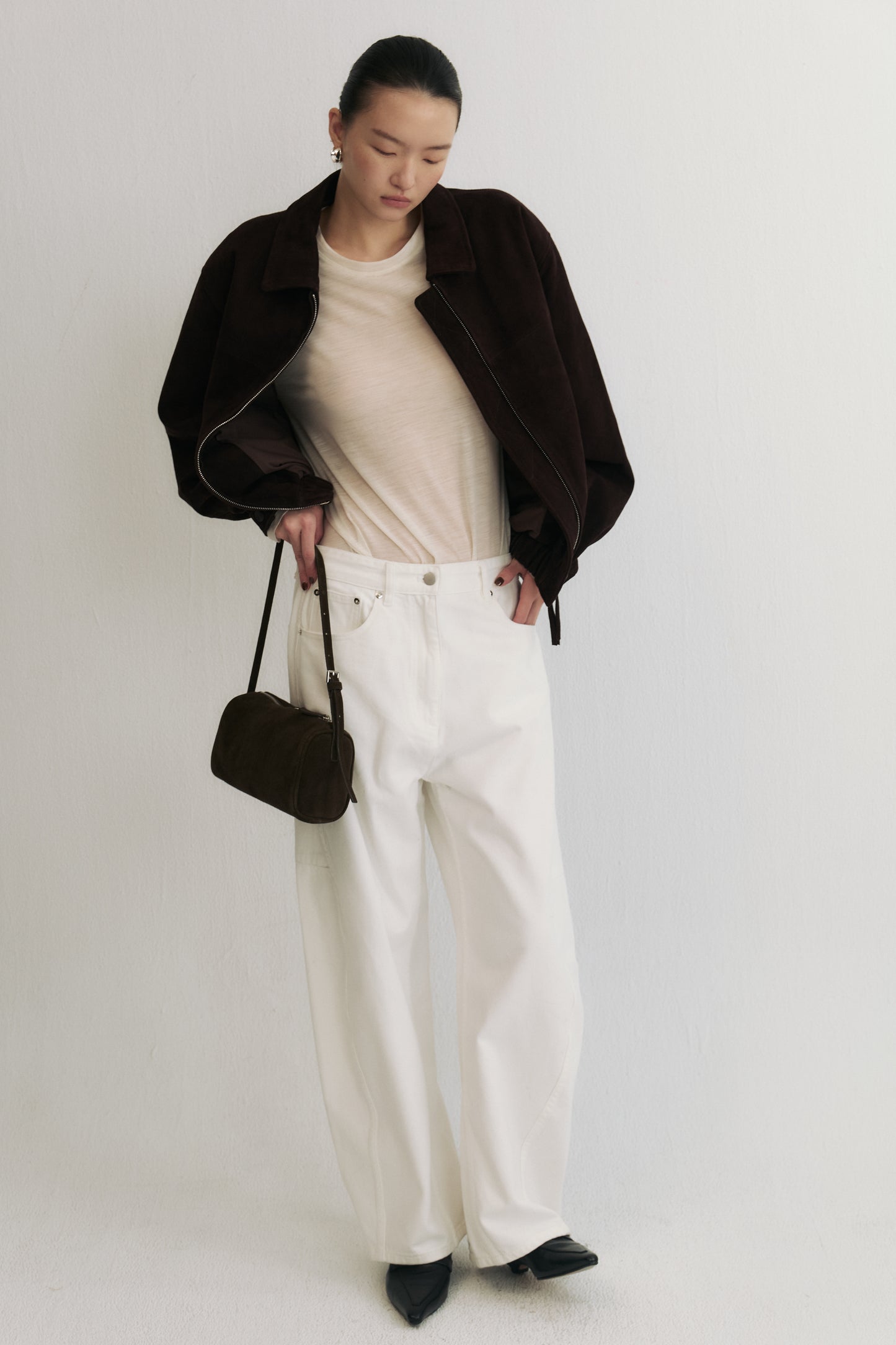 柏林往事綿羊皮翻領皮衣夾克