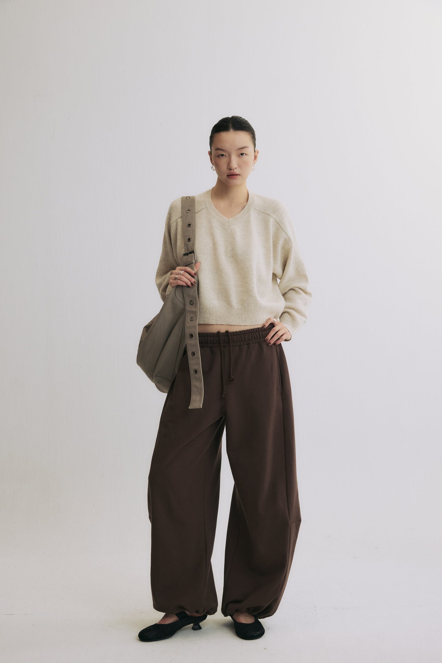 Grey Matter V-Neck Merino Sweater