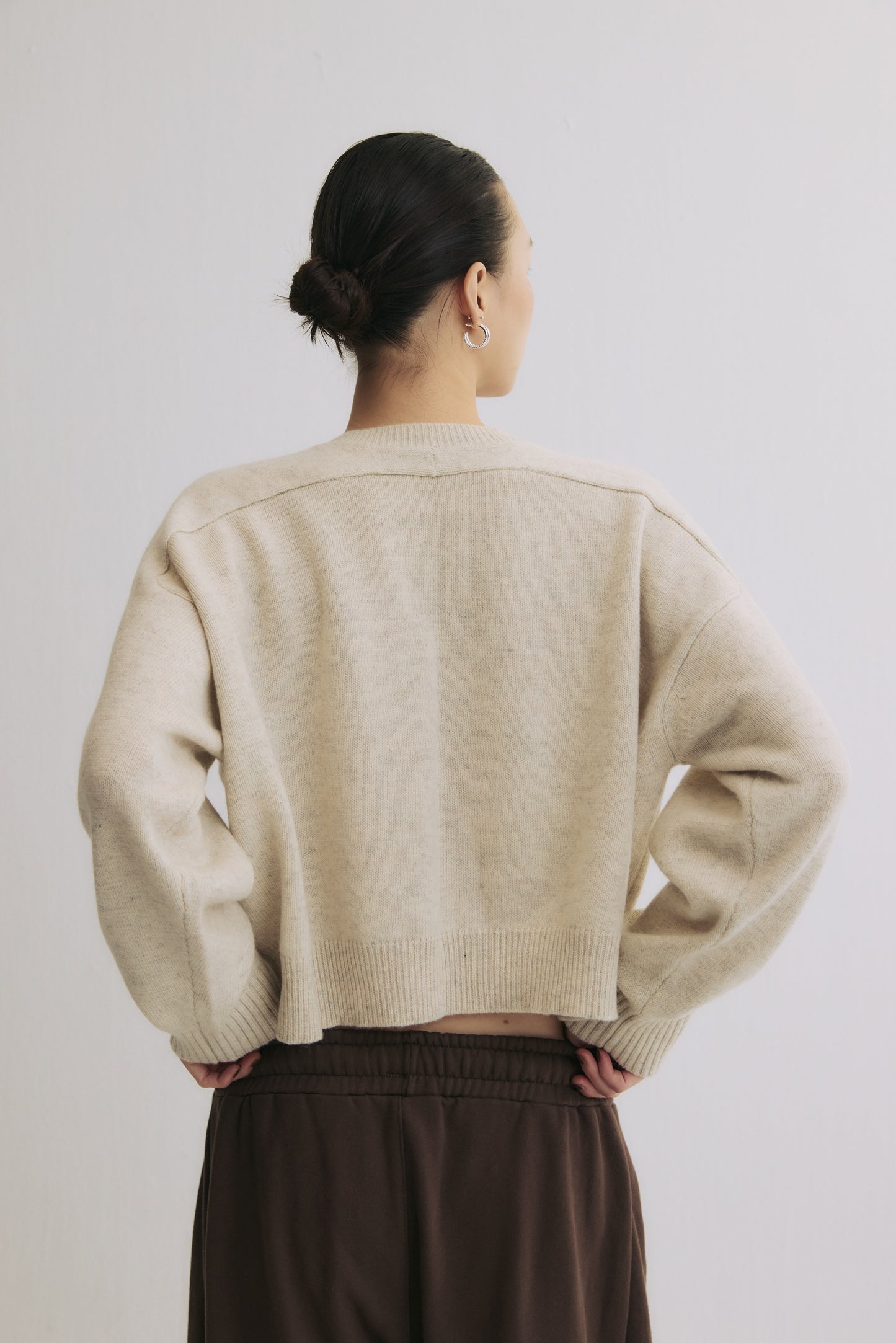 Grey Matter V-Neck Merino Sweater