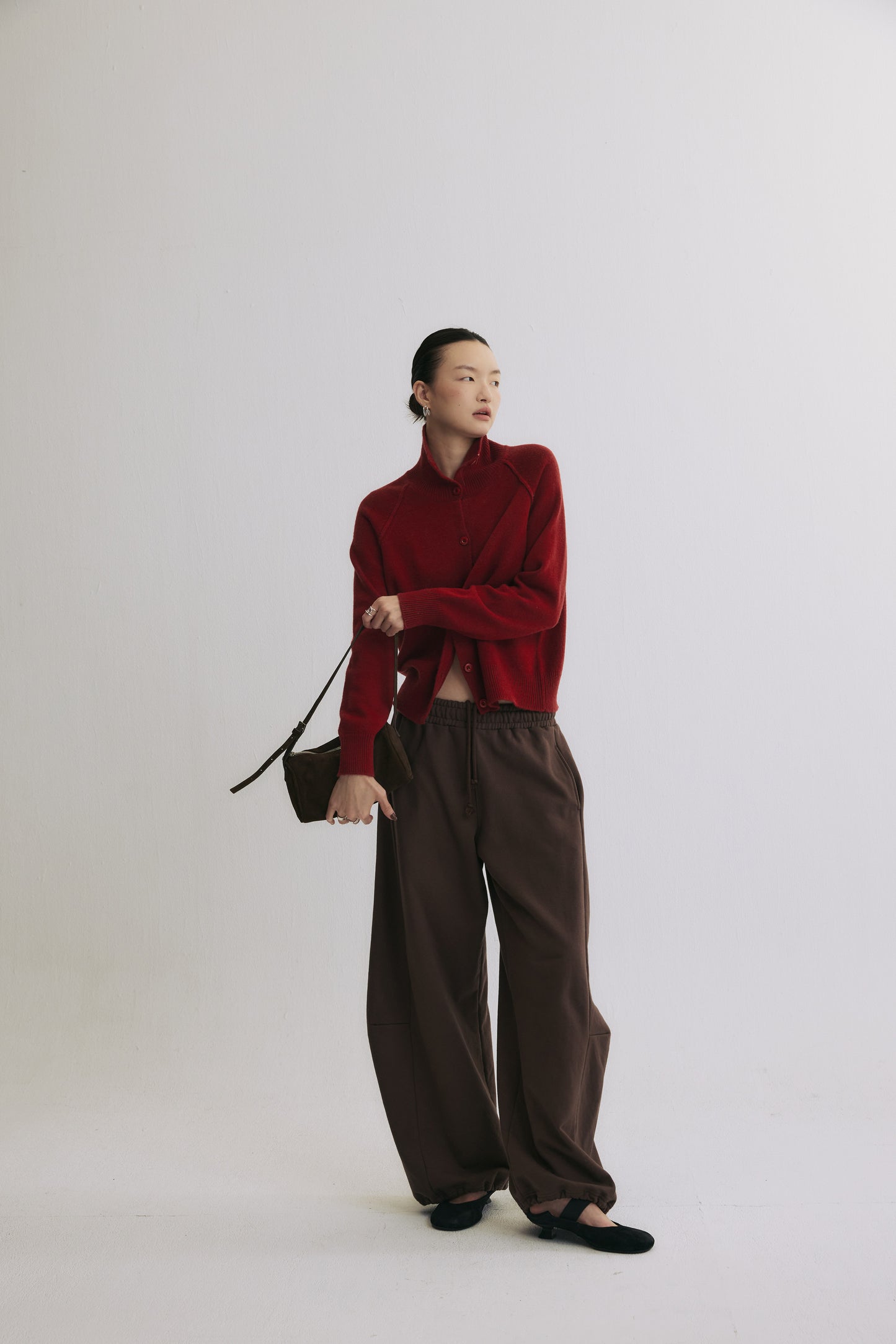 Practical Wool Cardigan