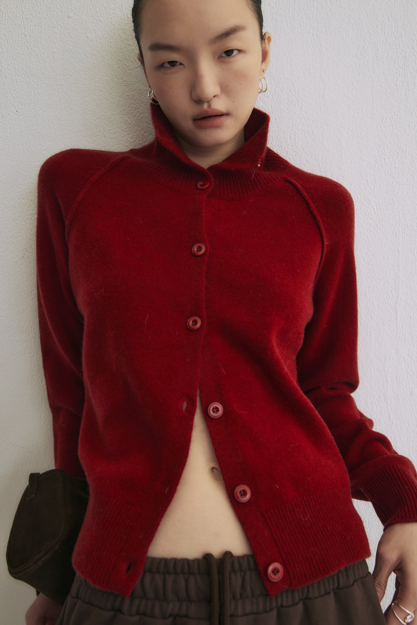 Practical Wool Cardigan