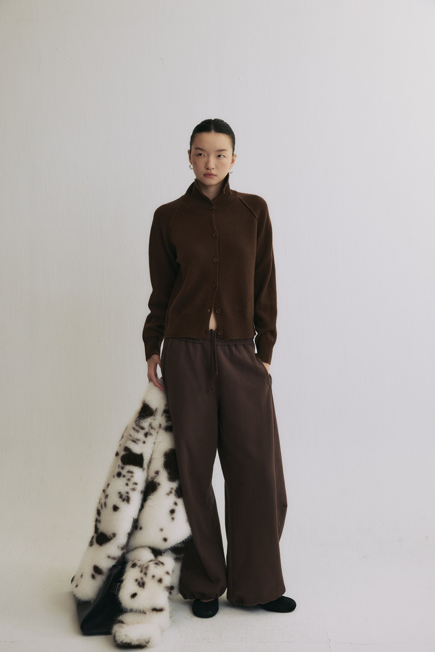 Practical Wool Cardigan