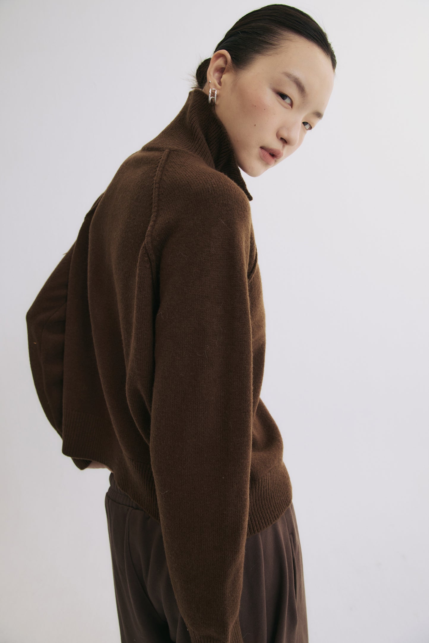 Practical Wool Cardigan