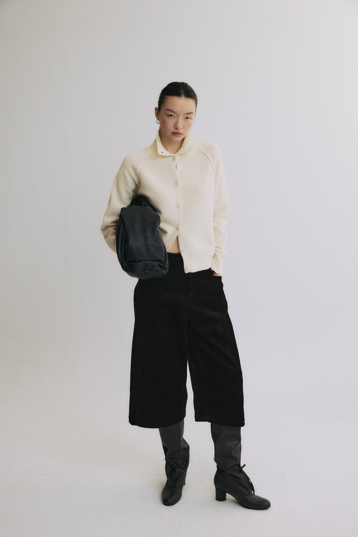 Practical Wool Cardigan