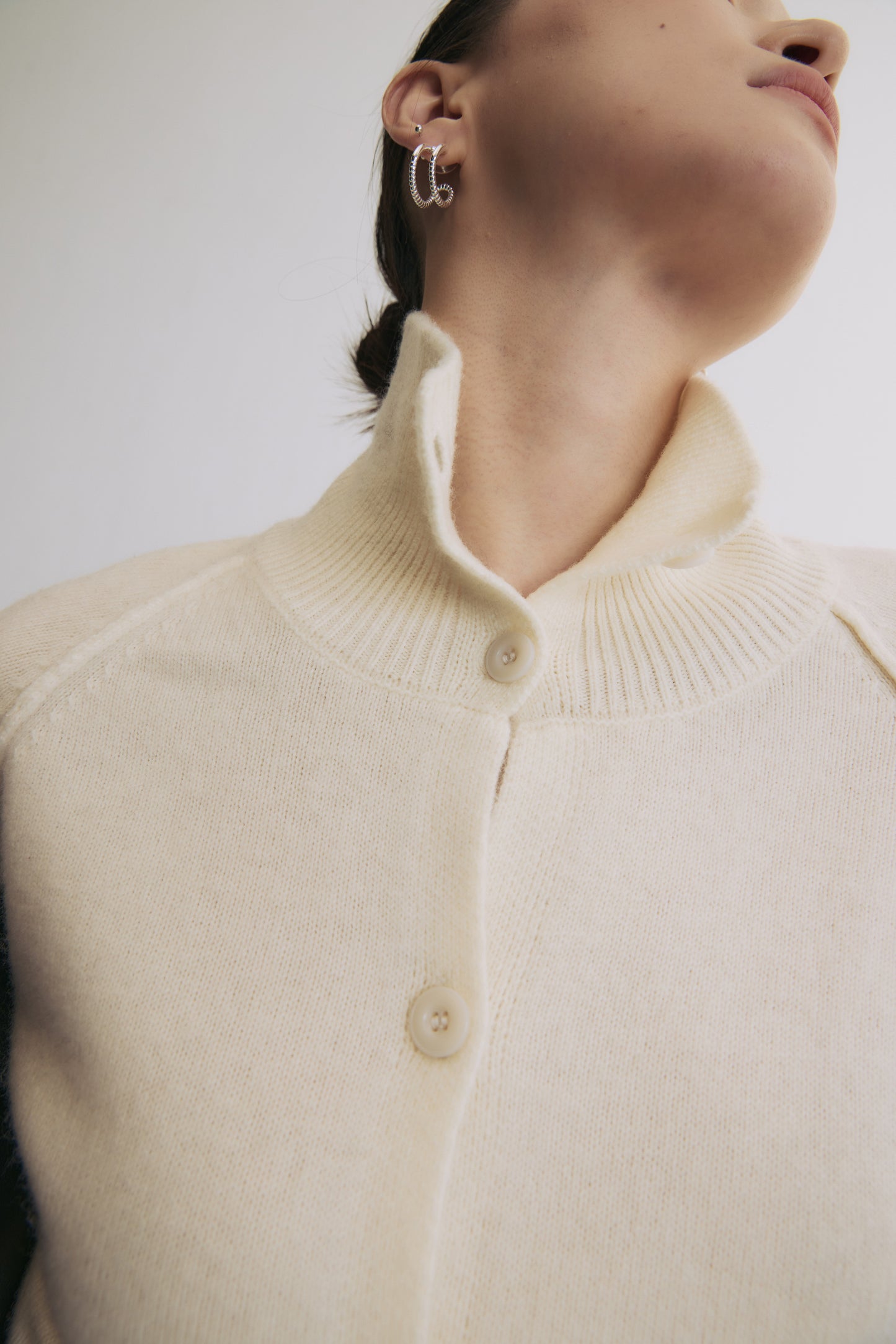 Practical Wool Cardigan