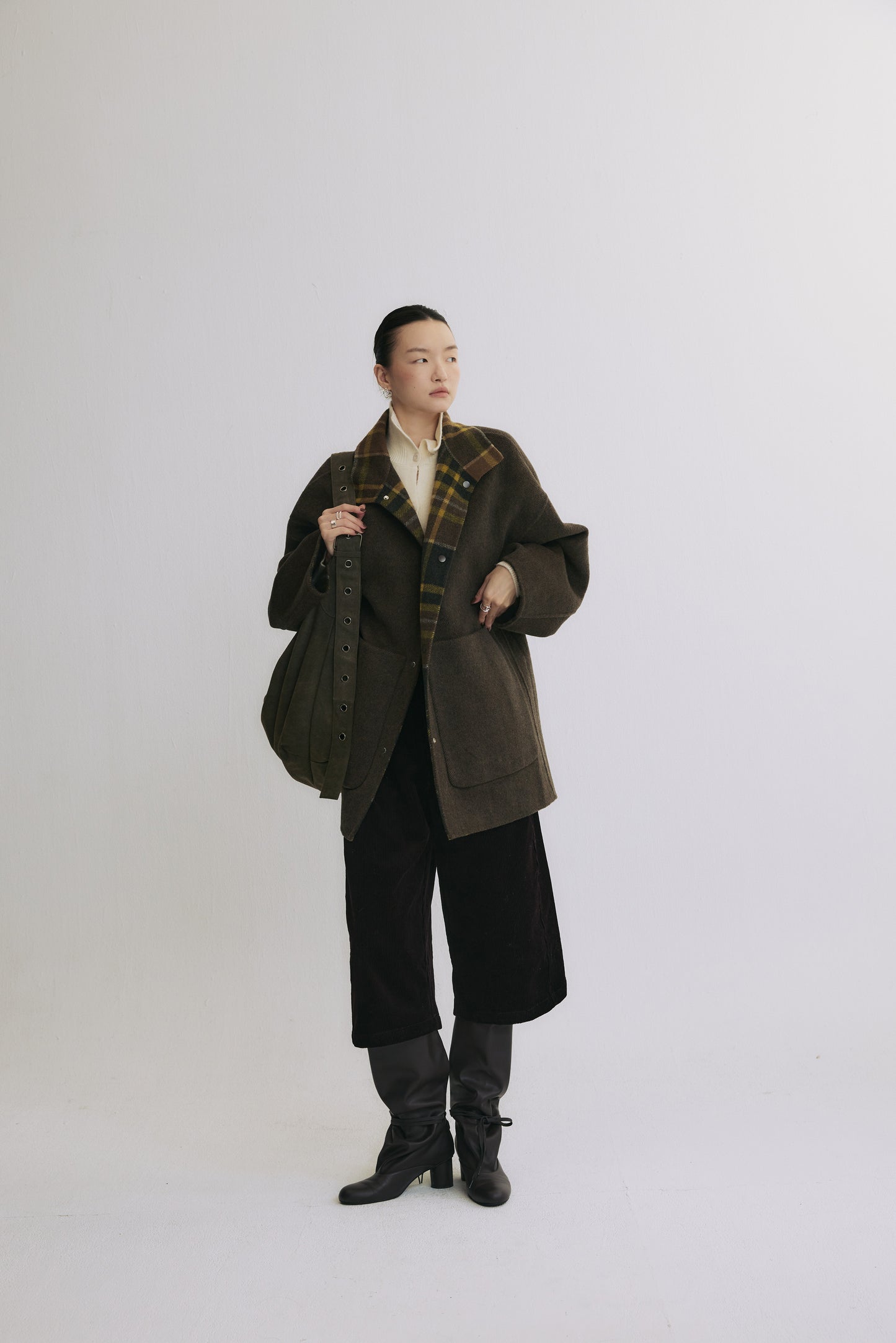 克洛伊雙面羊毛外套