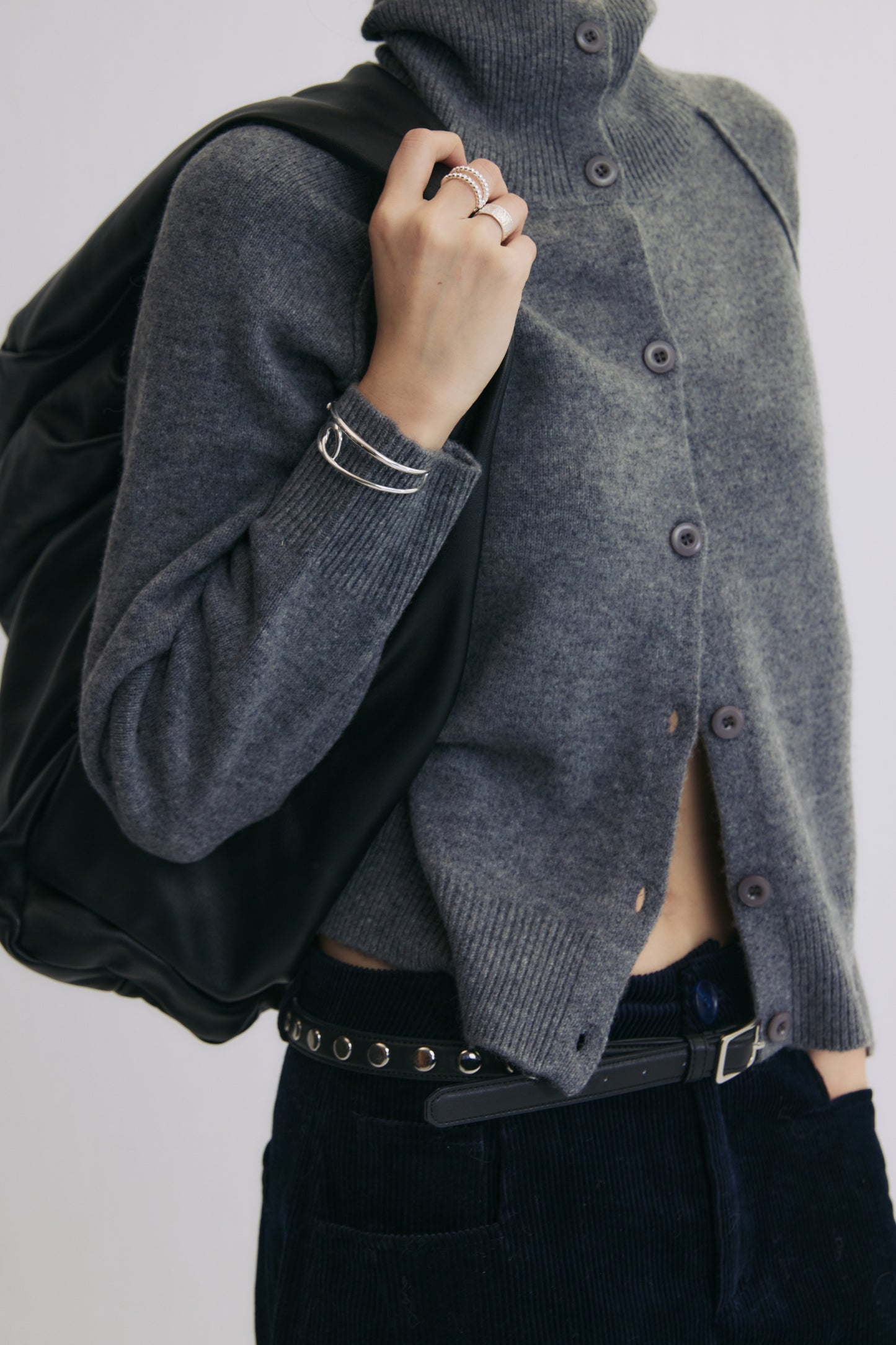 Practical Wool Cardigan