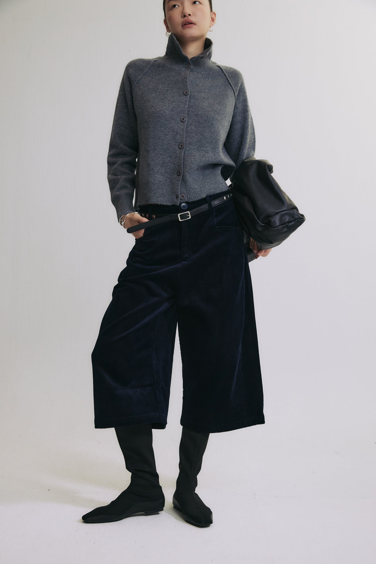 Practical Wool Cardigan