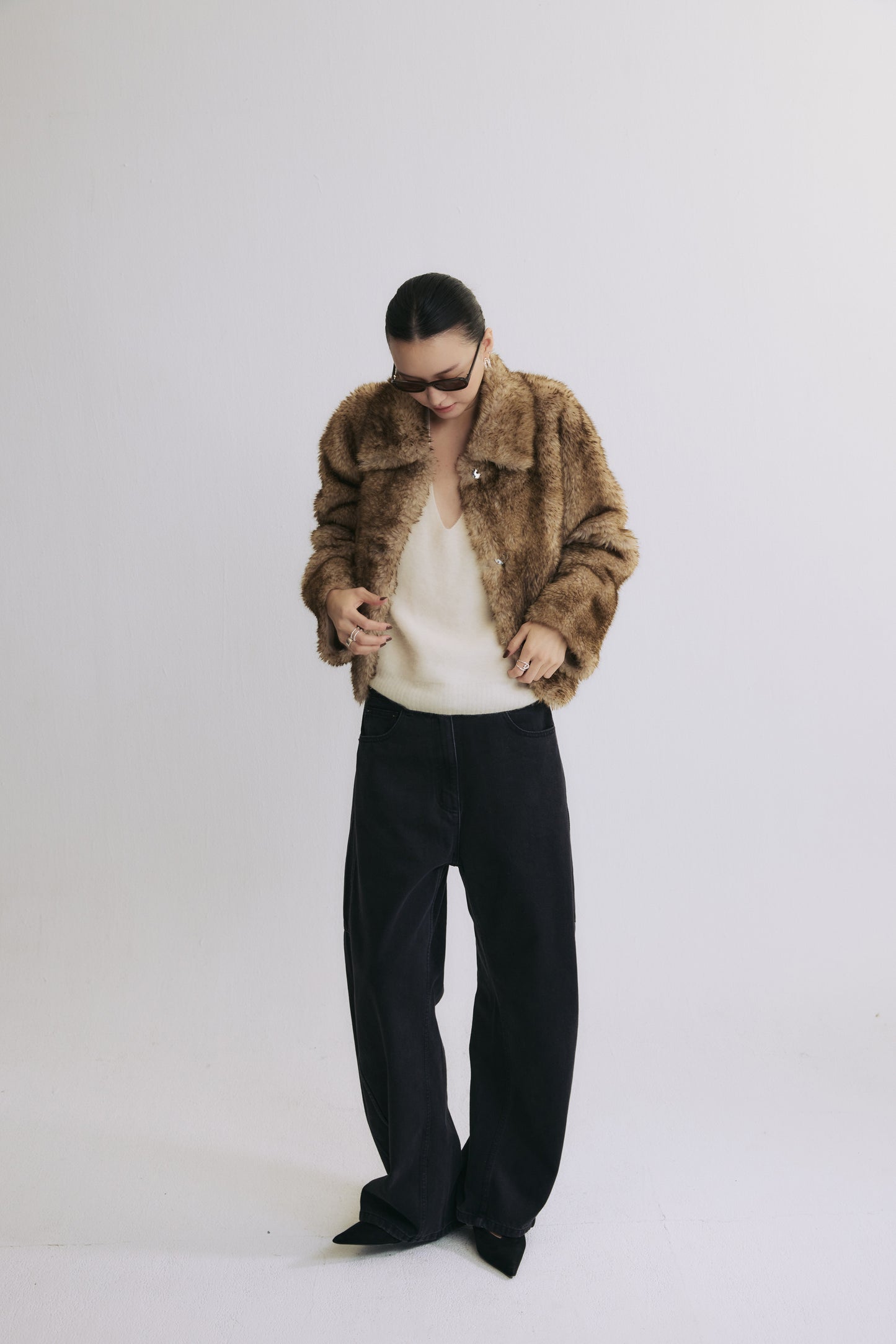Soft Focus Faux Fur Jacket