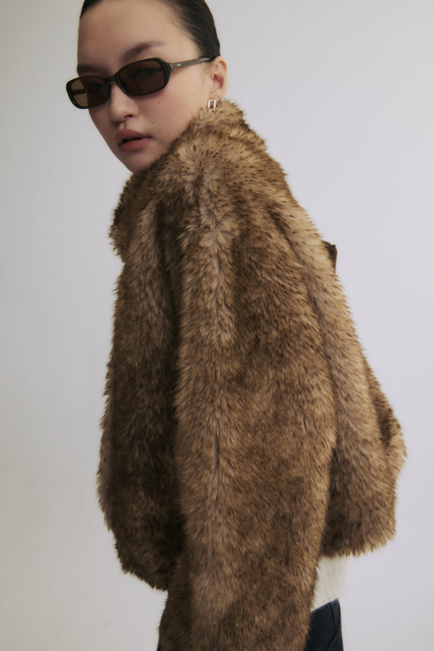 Soft Focus Faux Fur Jacket