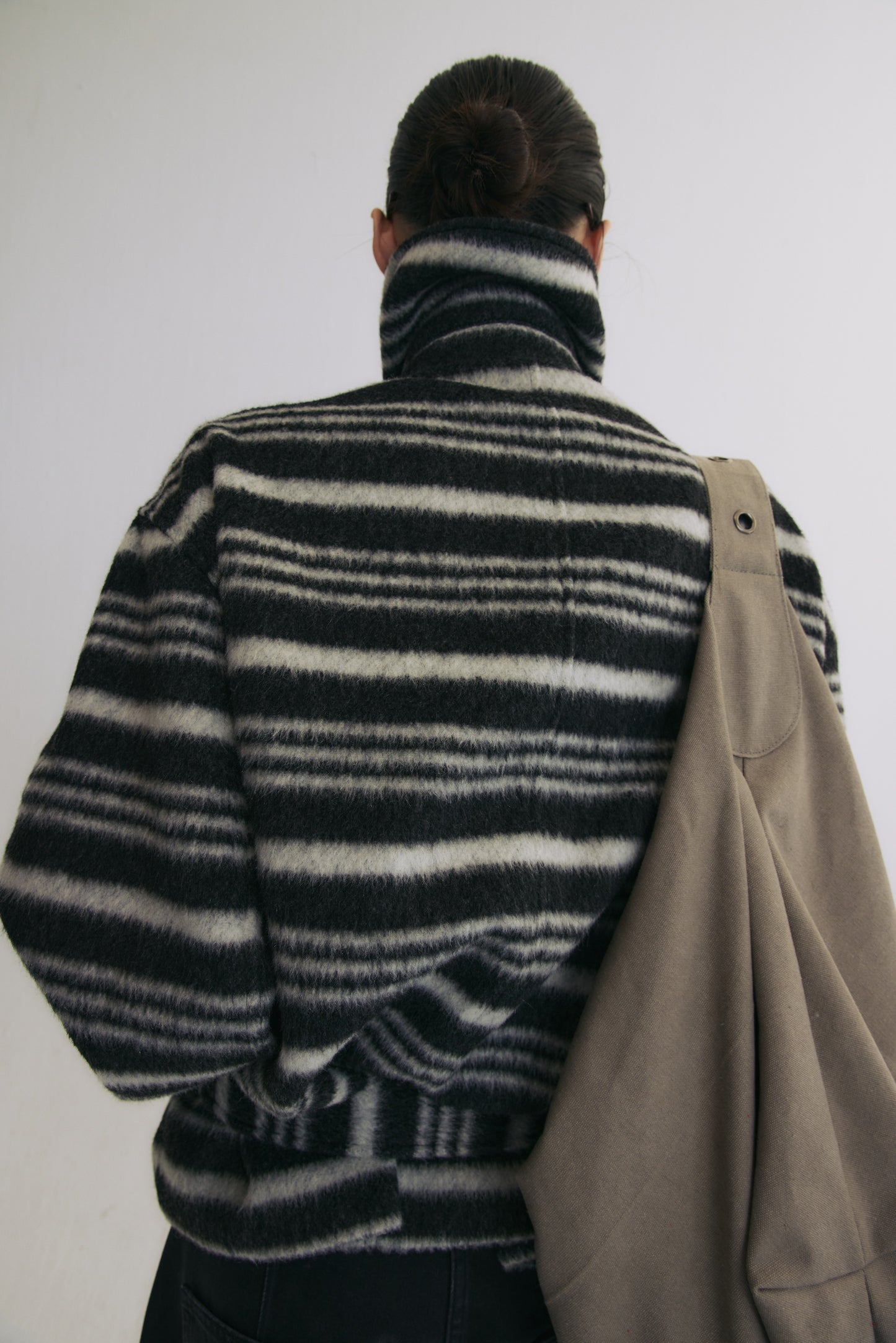 Night Stroll in Marais Wool Coat