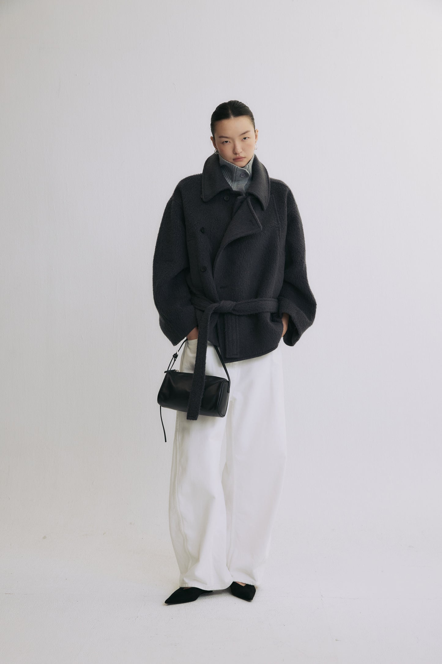Night Stroll in Marais Wool Coat