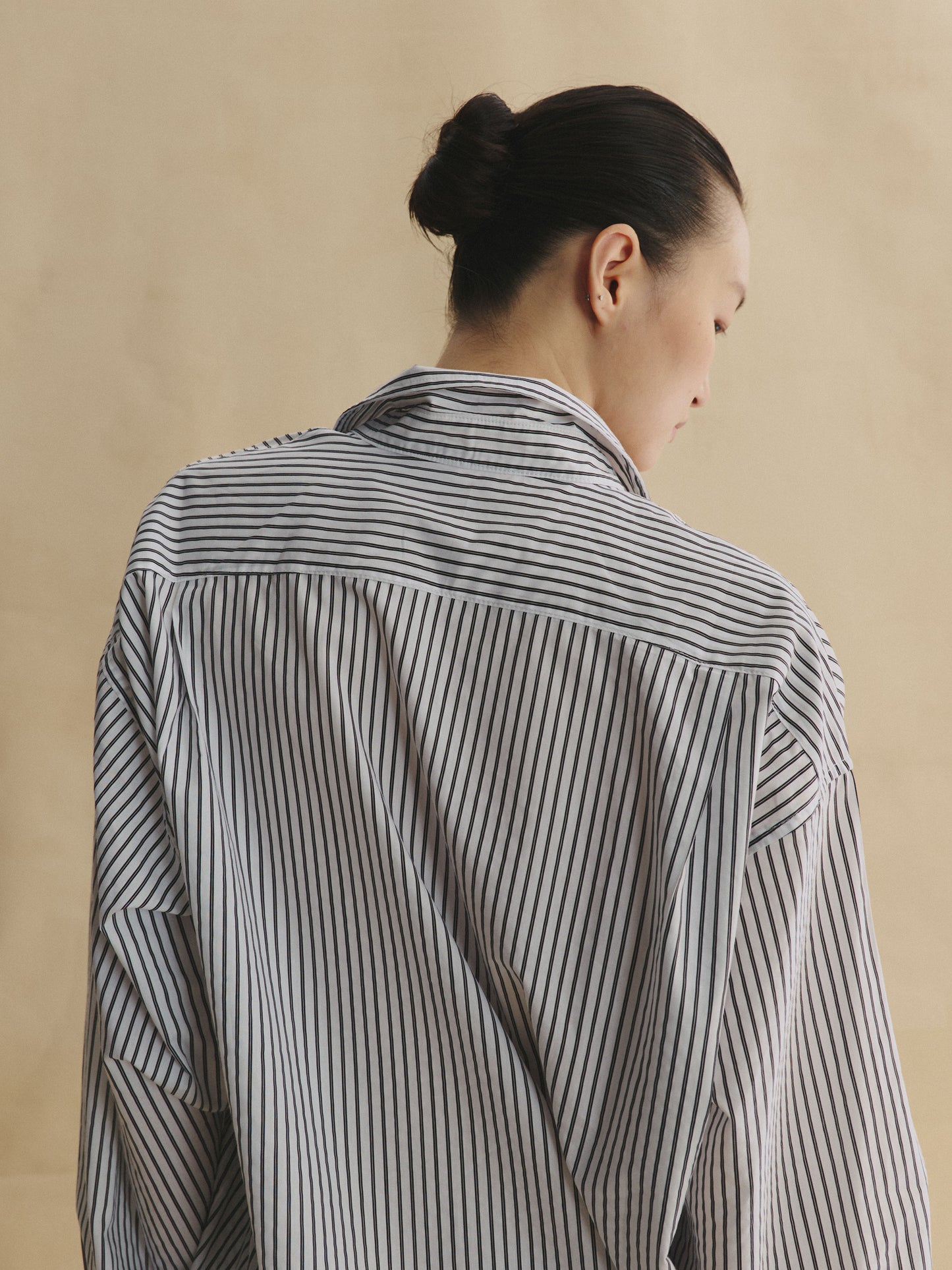「天才女友」條紋襯衫