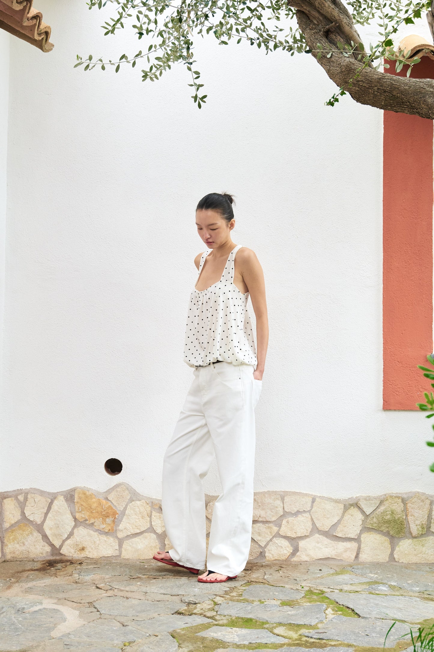Sunset Cinema Polka Dot Camisole